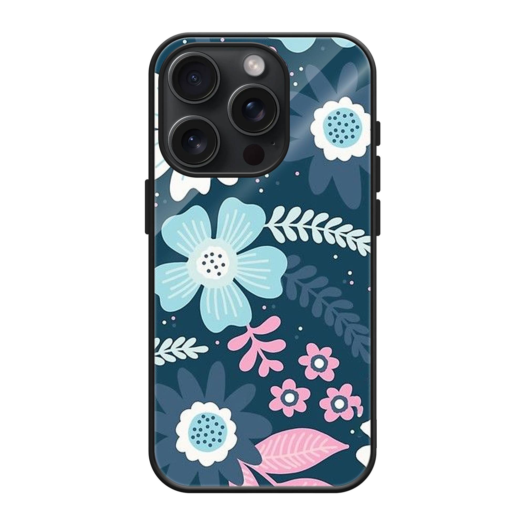 Cutesy Floral Glass Case image 0