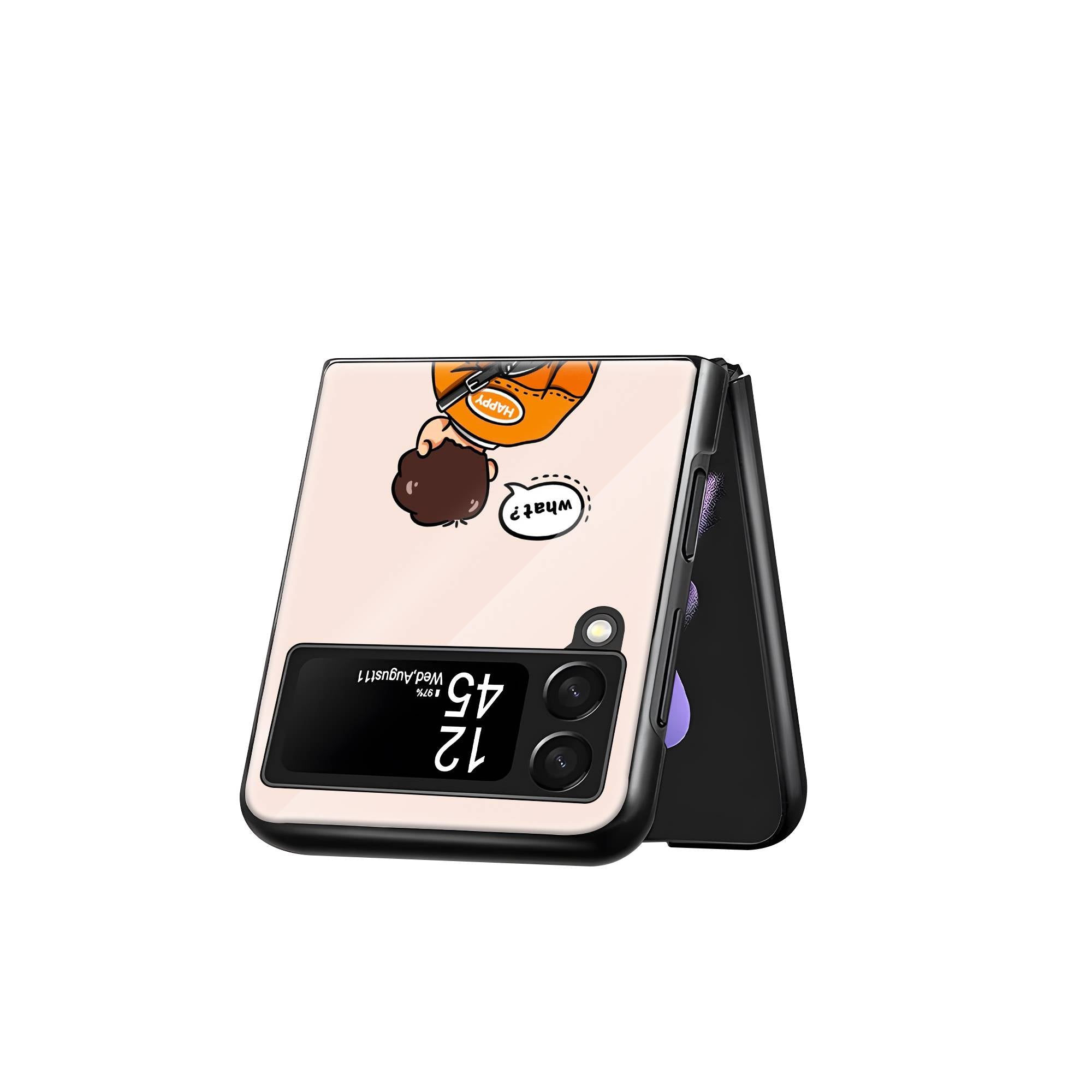 What Goes Samsung Z Flip Glass Case image 2