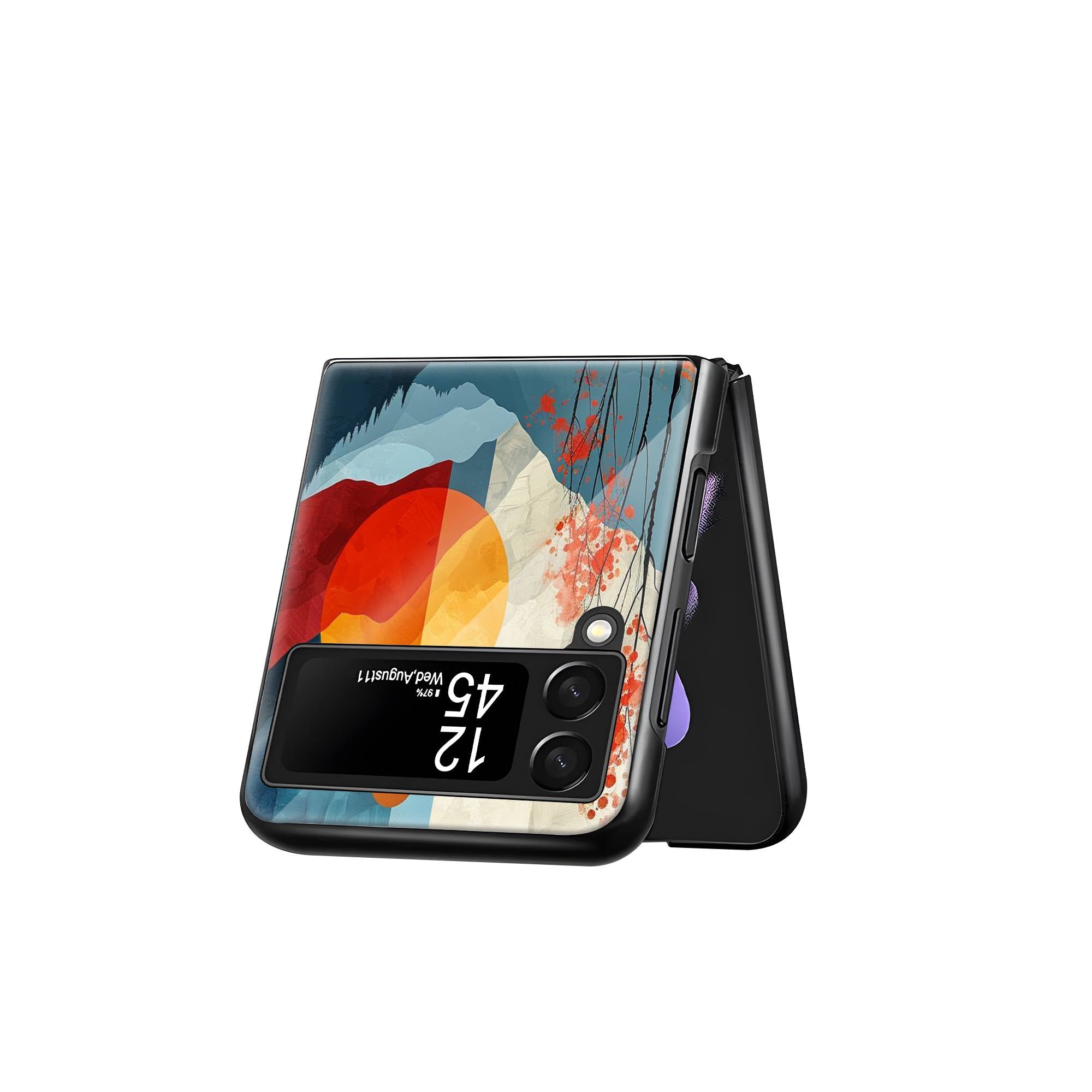 Autumn Mountain Samsung Z Flip Glass Case image 2