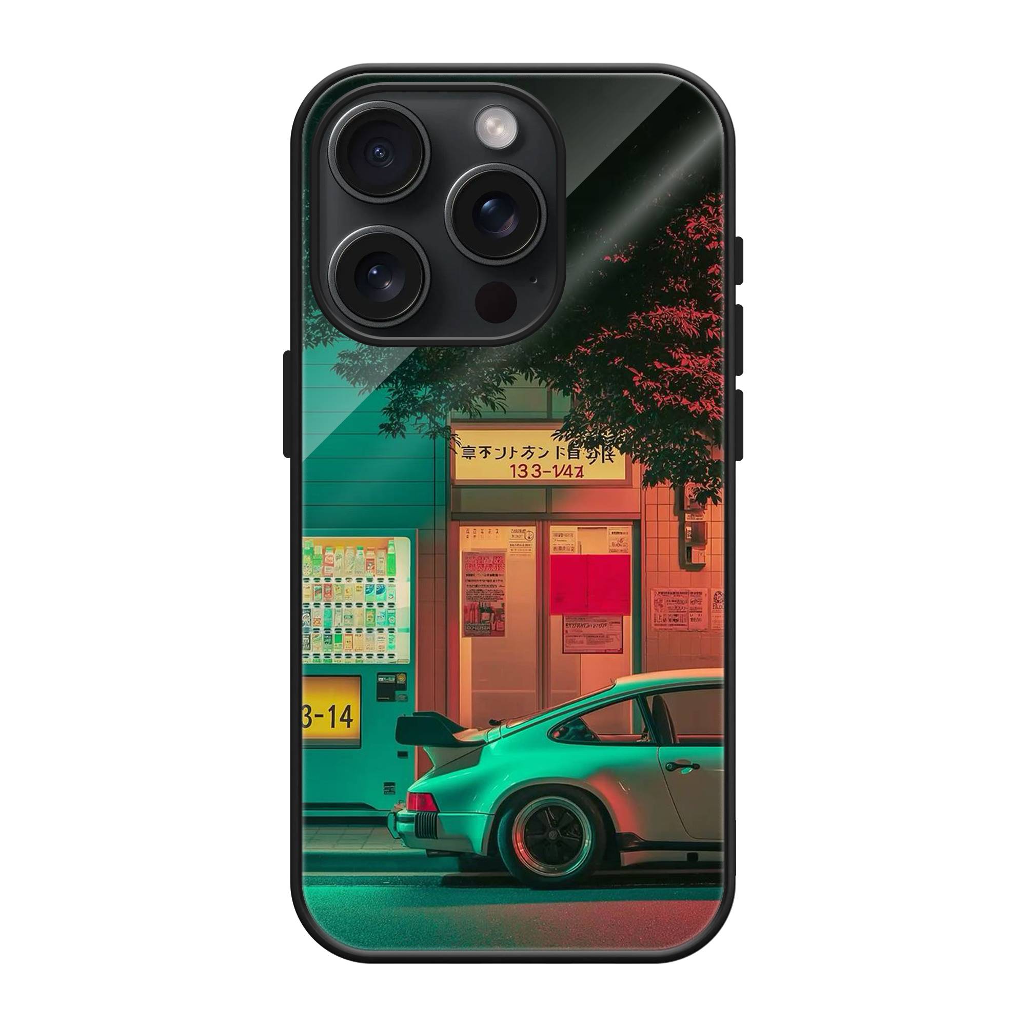 Retro Tokyo Glass Case image 0