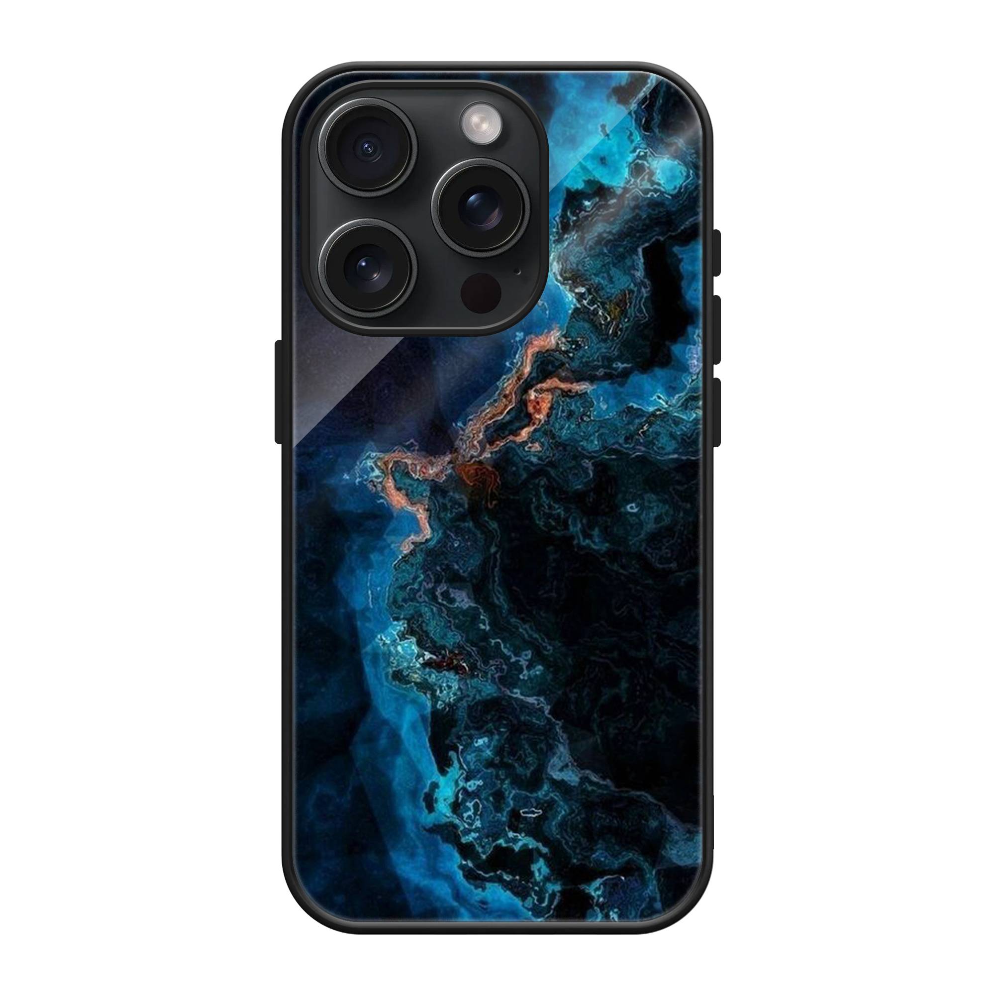 Glossy Marble Glass Case image 0