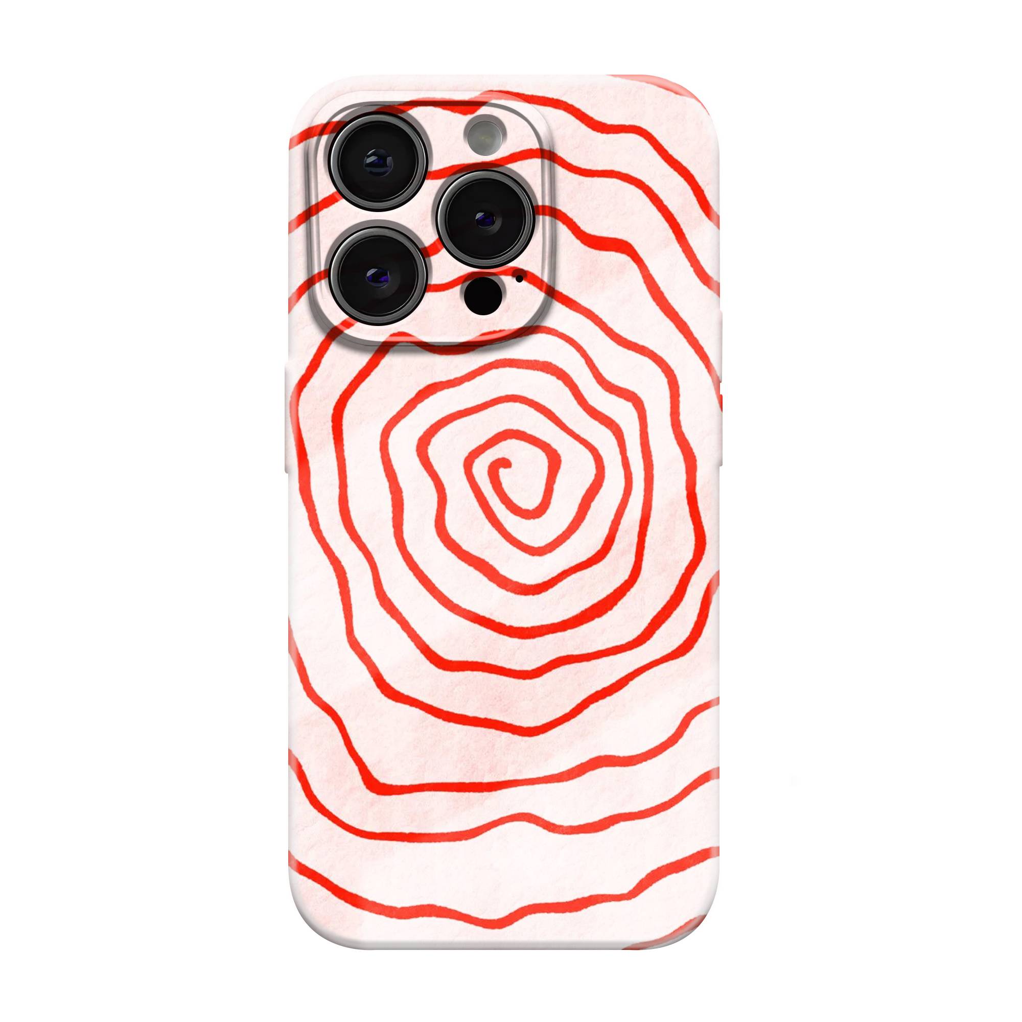 Scarlet Spiral Glossy Hard Case