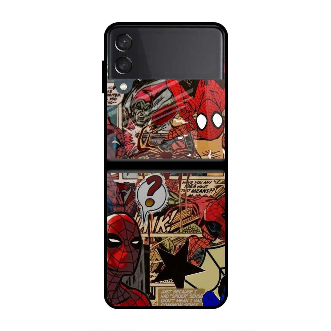 Amazing Spider Man Samsung Z Flip 4 Glass Case image 0