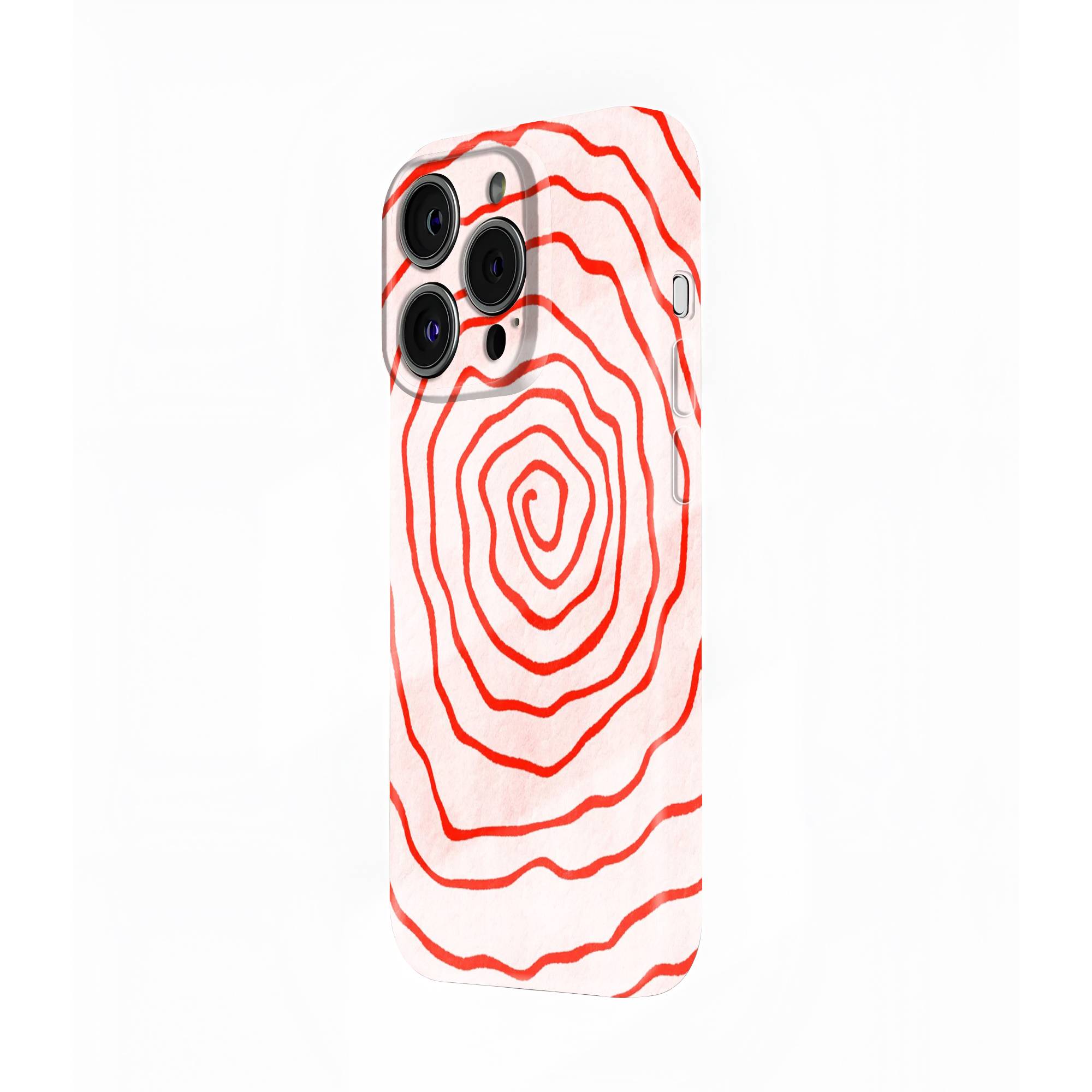 Scarlet Spiral Glossy Hard Case