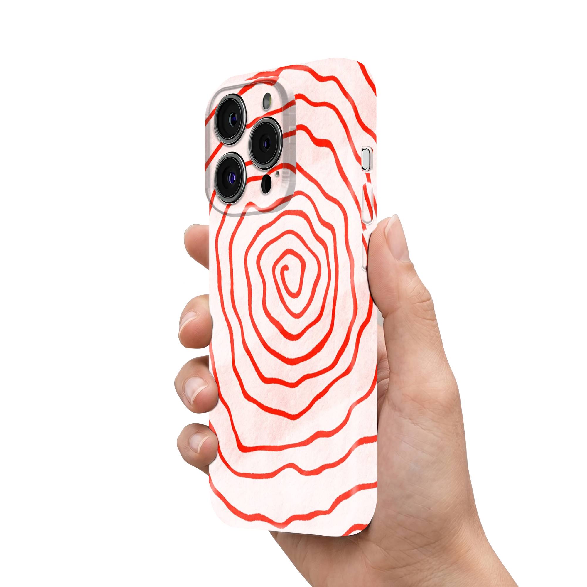 Scarlet Spiral Glossy Hard Case