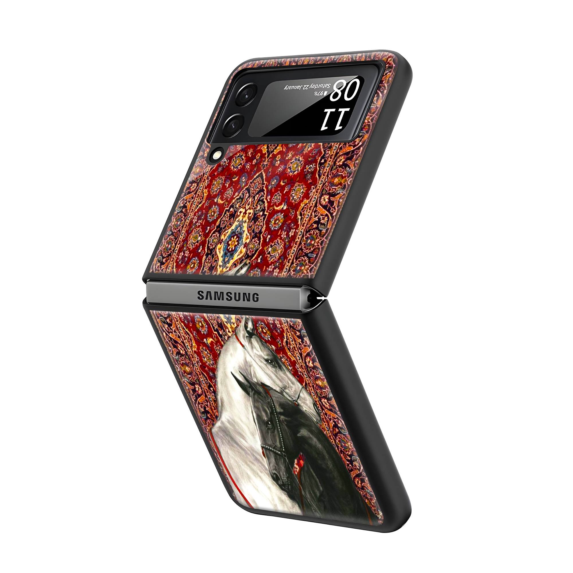 The Royal Ride Samsung Z Flip Glass Case image 1