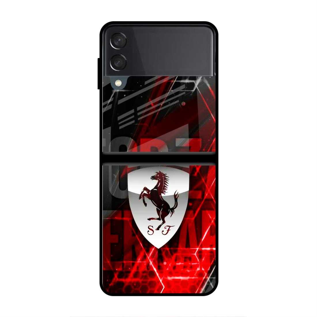 Forza Ferrari Samsung Z Flip 4 Glass Case image 0