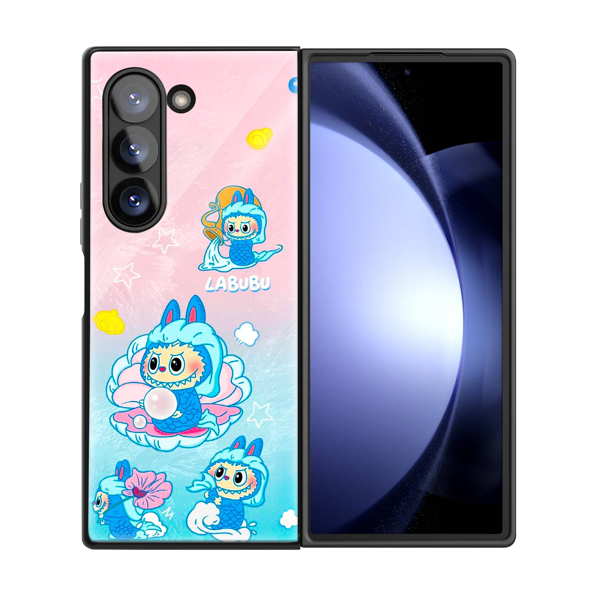 Labubu Samsung Z Fold Glass Case image 2