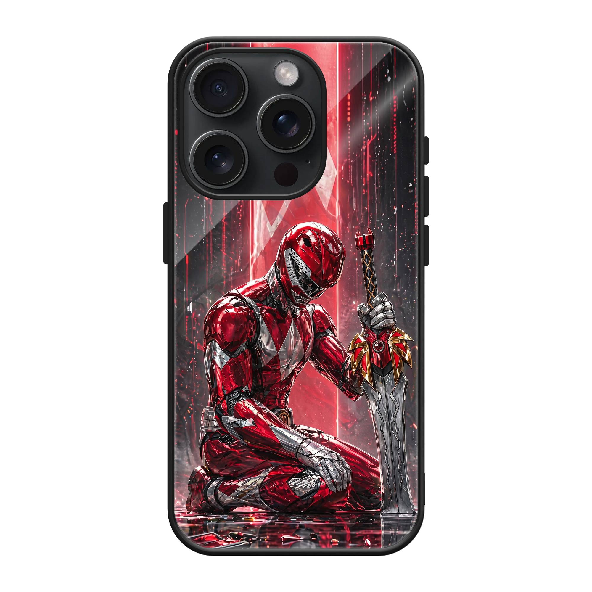 Power Ranger Glass Case