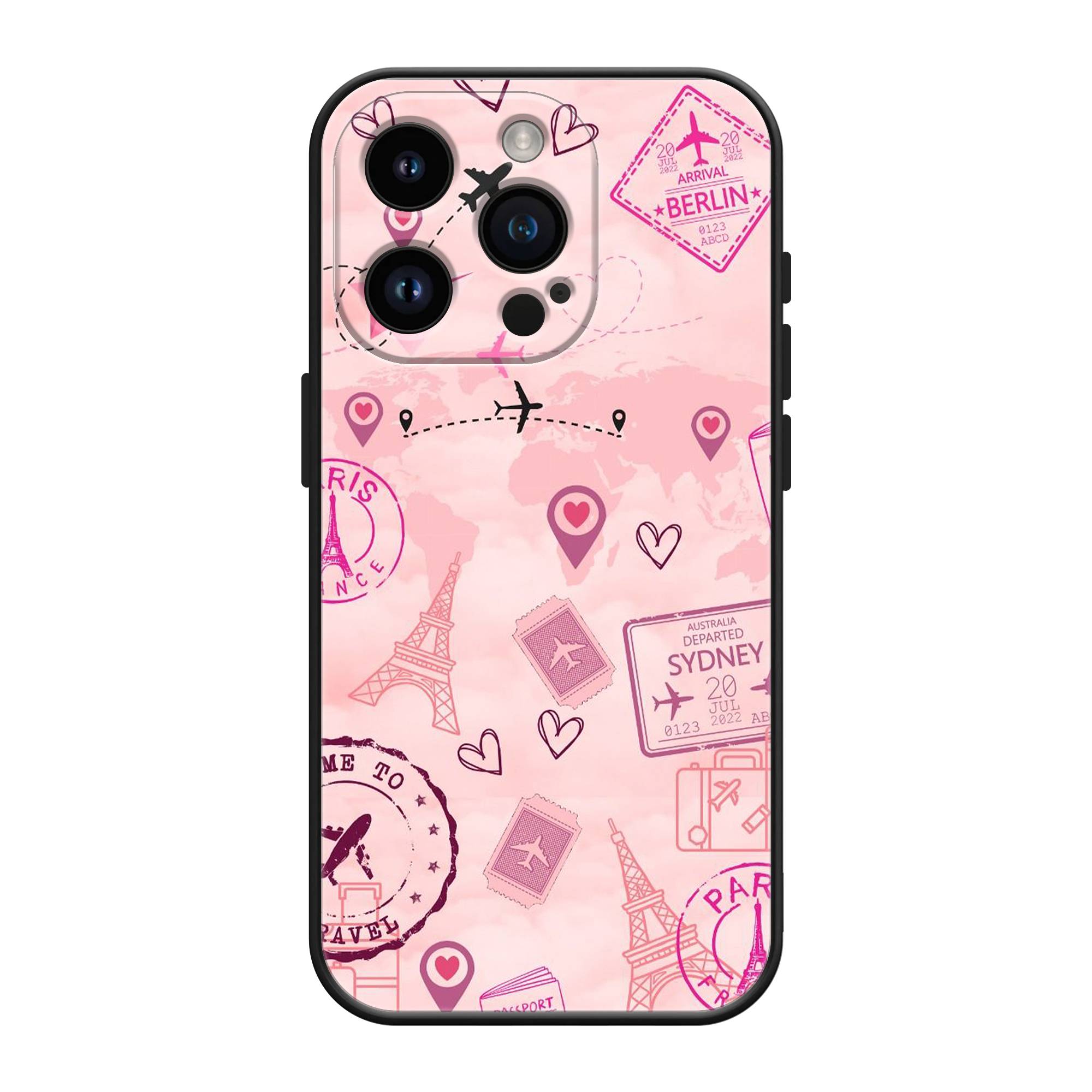 Pink Travel Silicone Case image 0