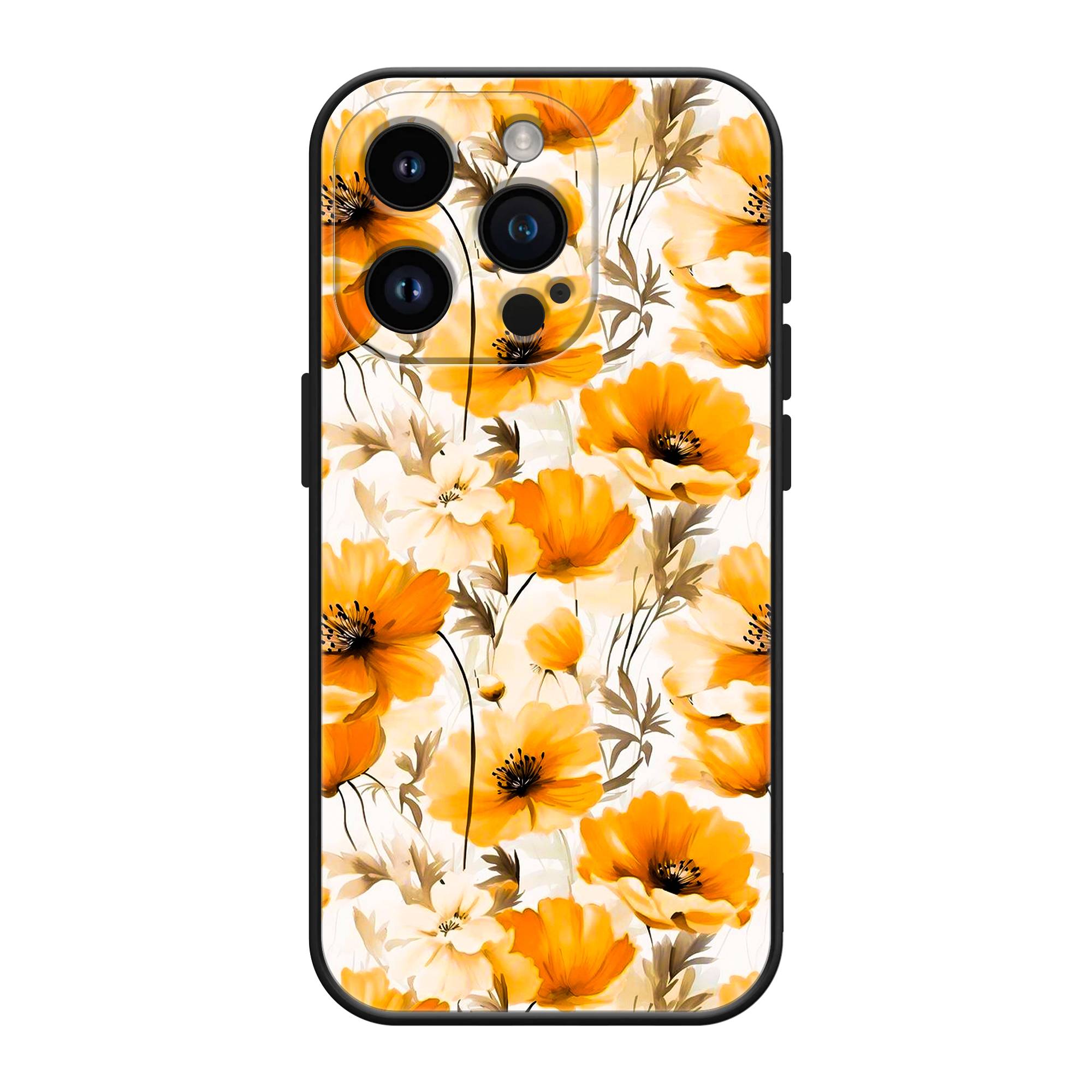 Cosmos Flowers Silicone Case image 0