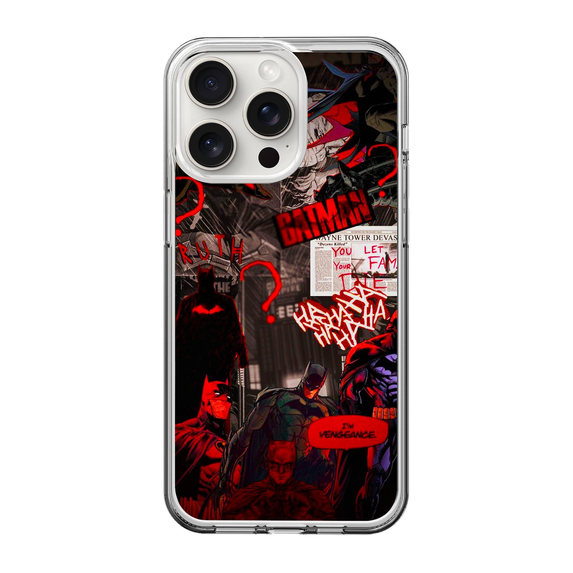 Batman Artwork Clear Case image 0
