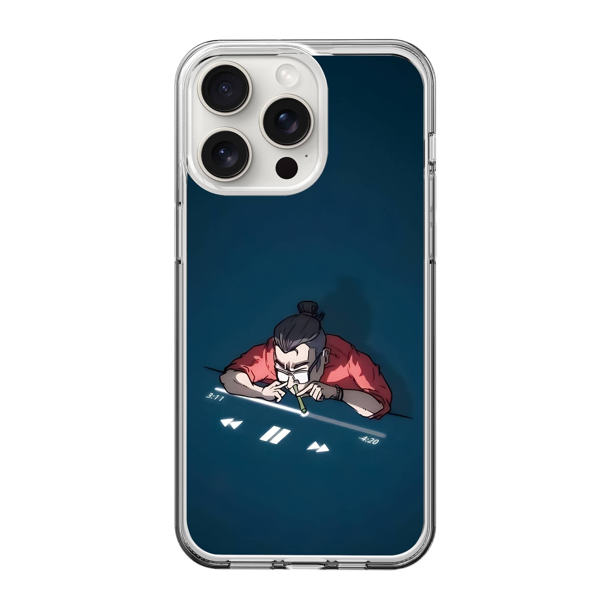 Play Pause Clear Case image 0