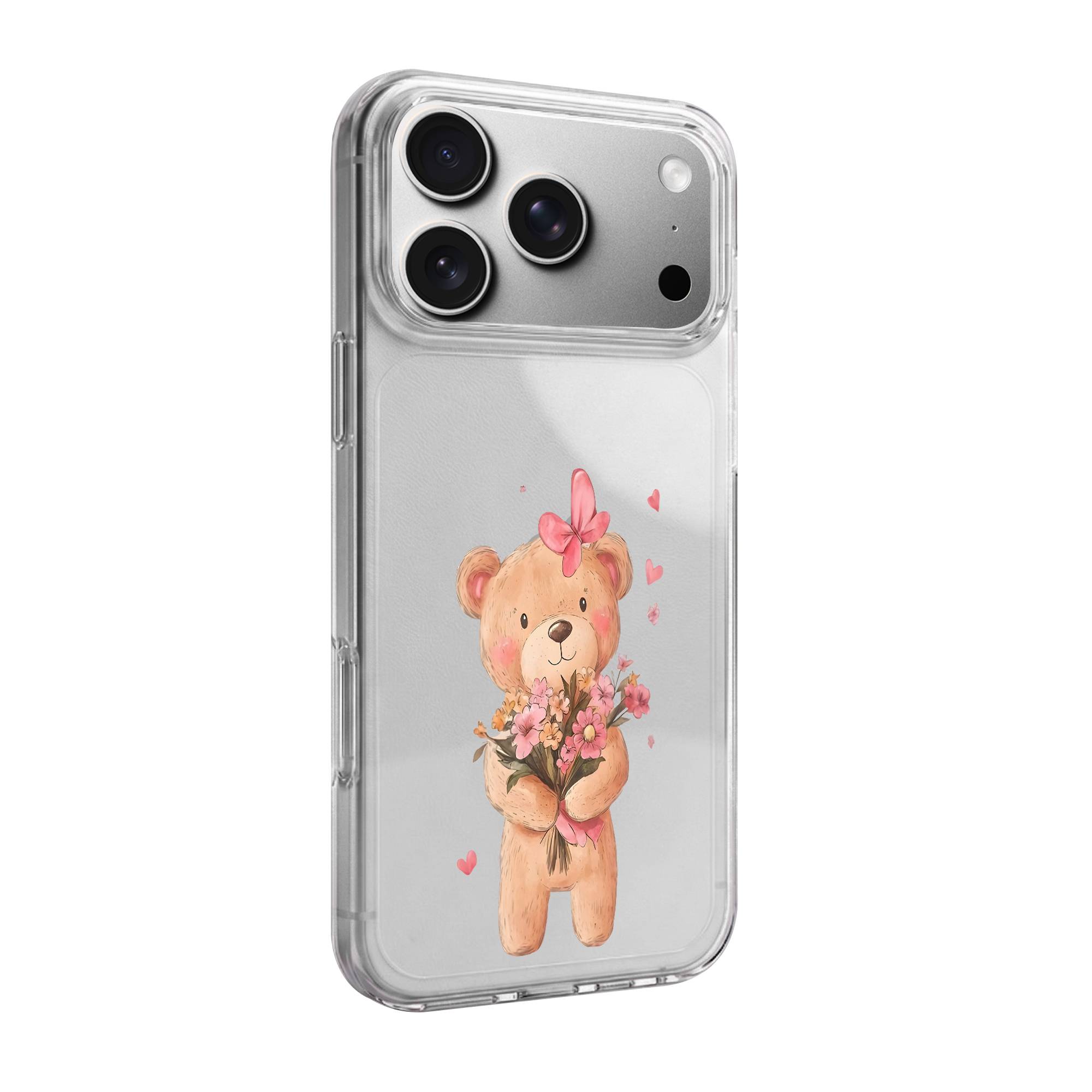 Blossom Bear Premium Clear Case