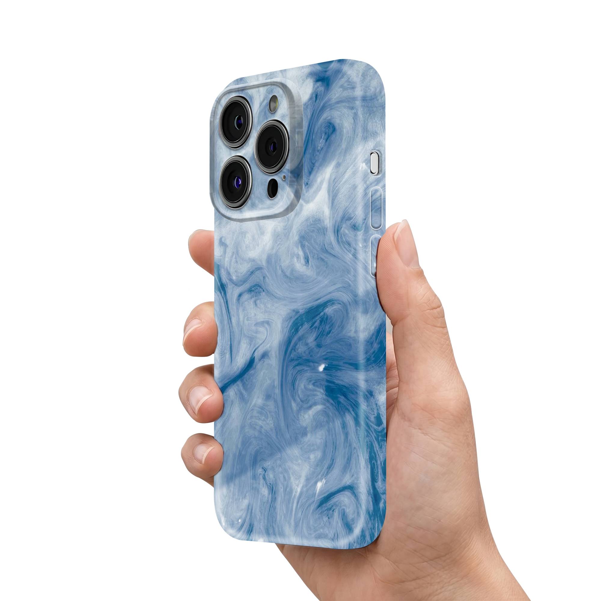 Blue Marble Flow Glossy Hard Case