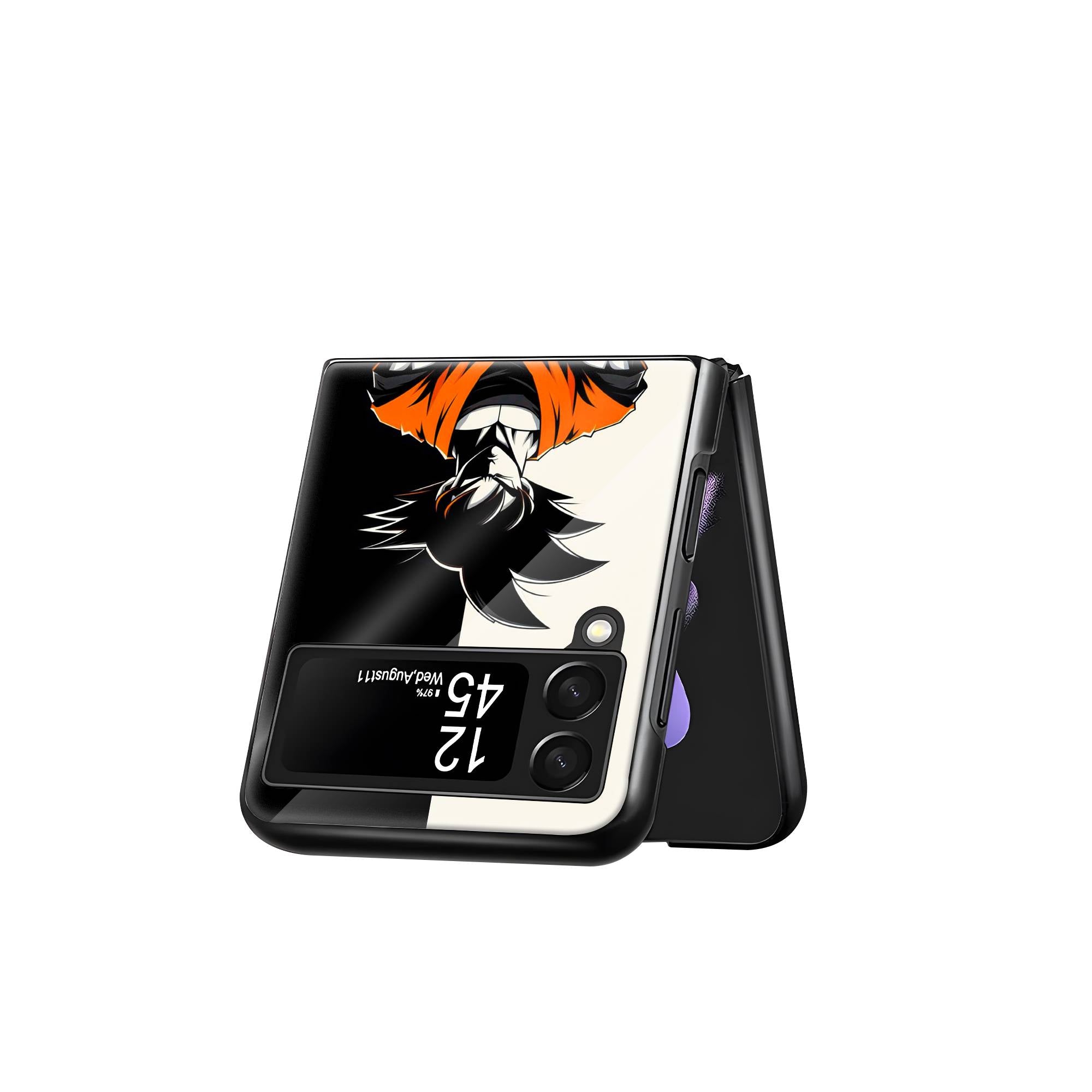 Son Goku Samsung Z Flip Glass Case image 2