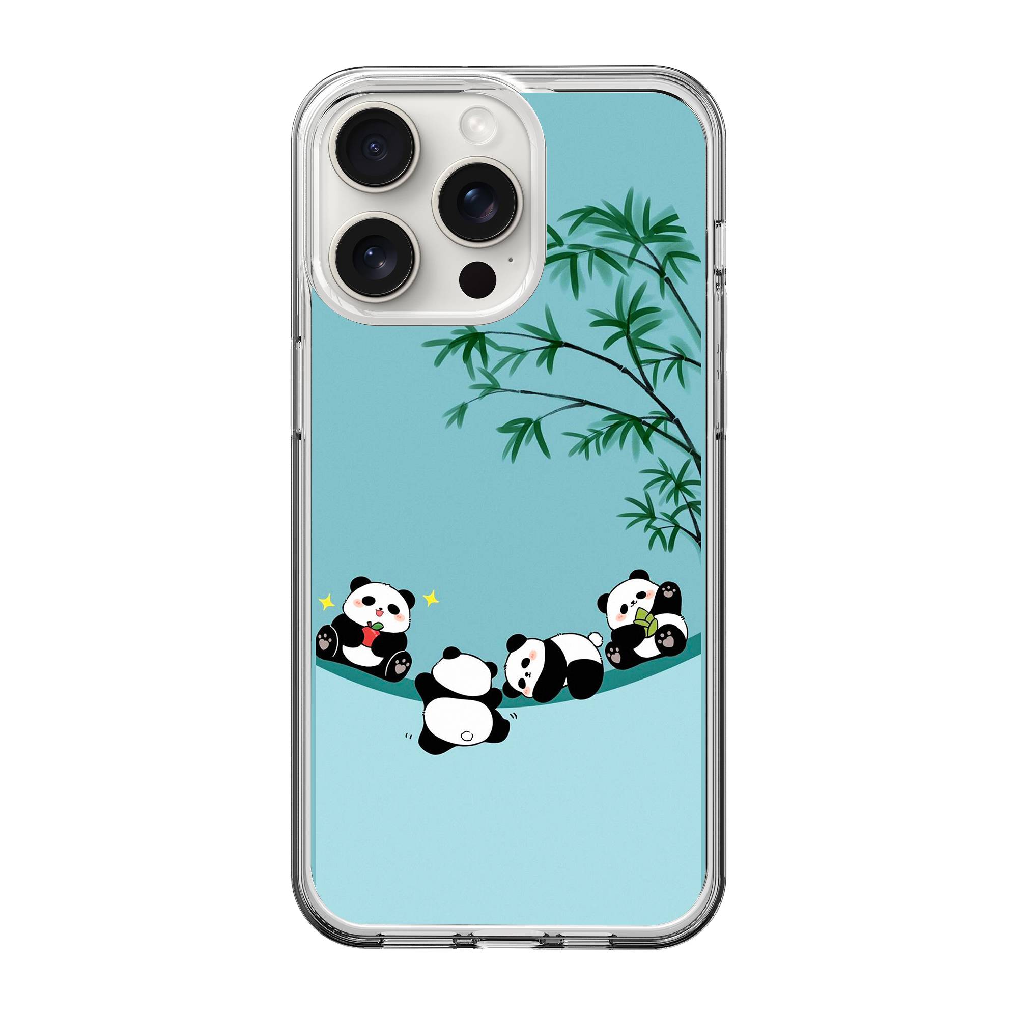 Baby Panda Clear Case image 0
