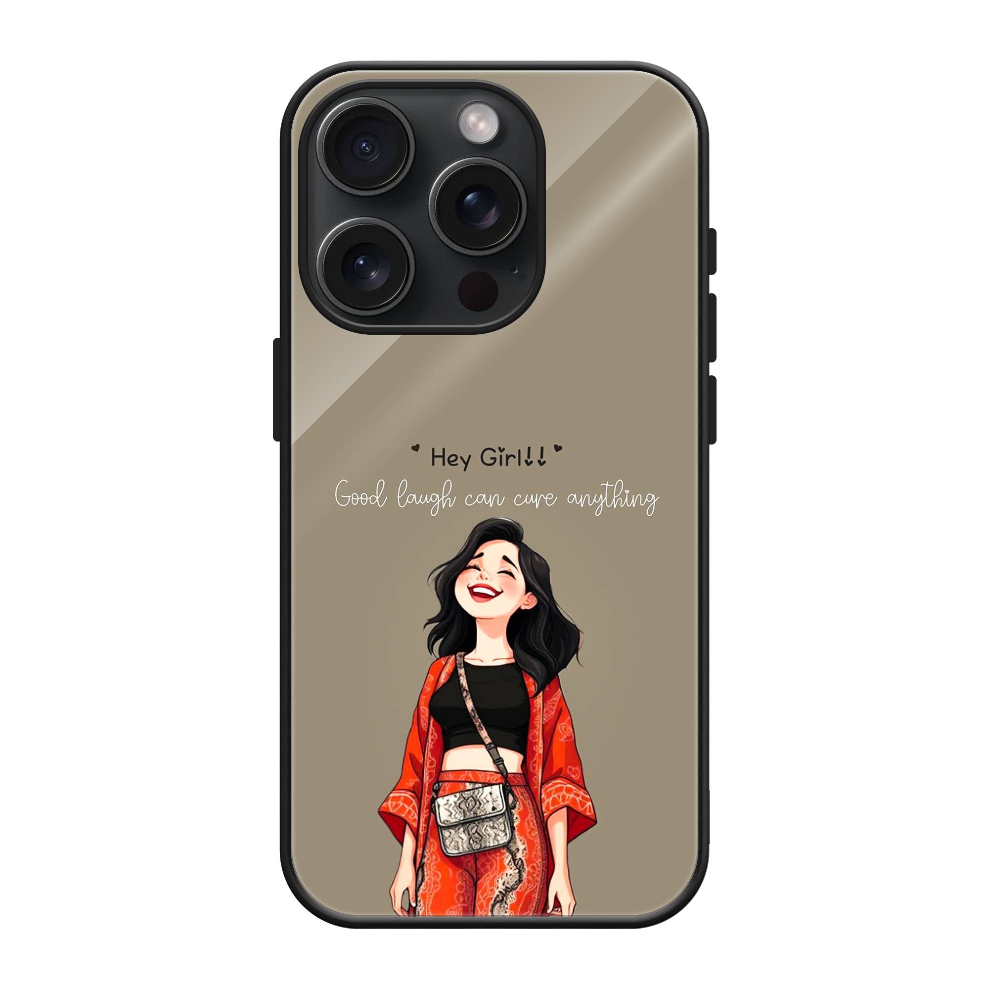 Hey Girl Glass Case image 0