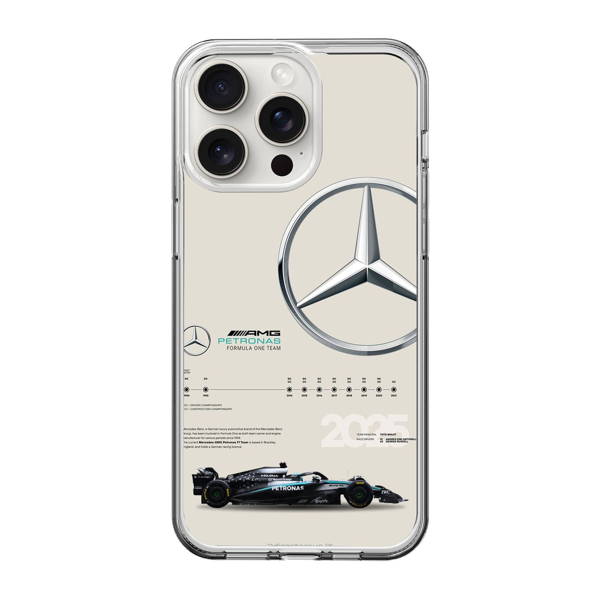 Mercedes F1 Clear Case image 0