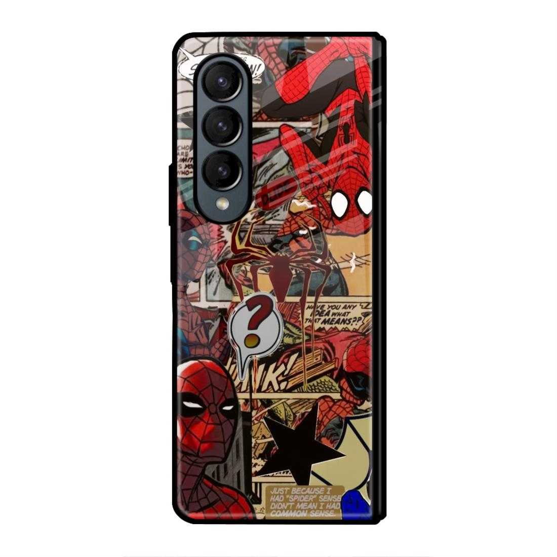 Amazing Spider Man Samsung Z Fold 3 Glass Case image 0