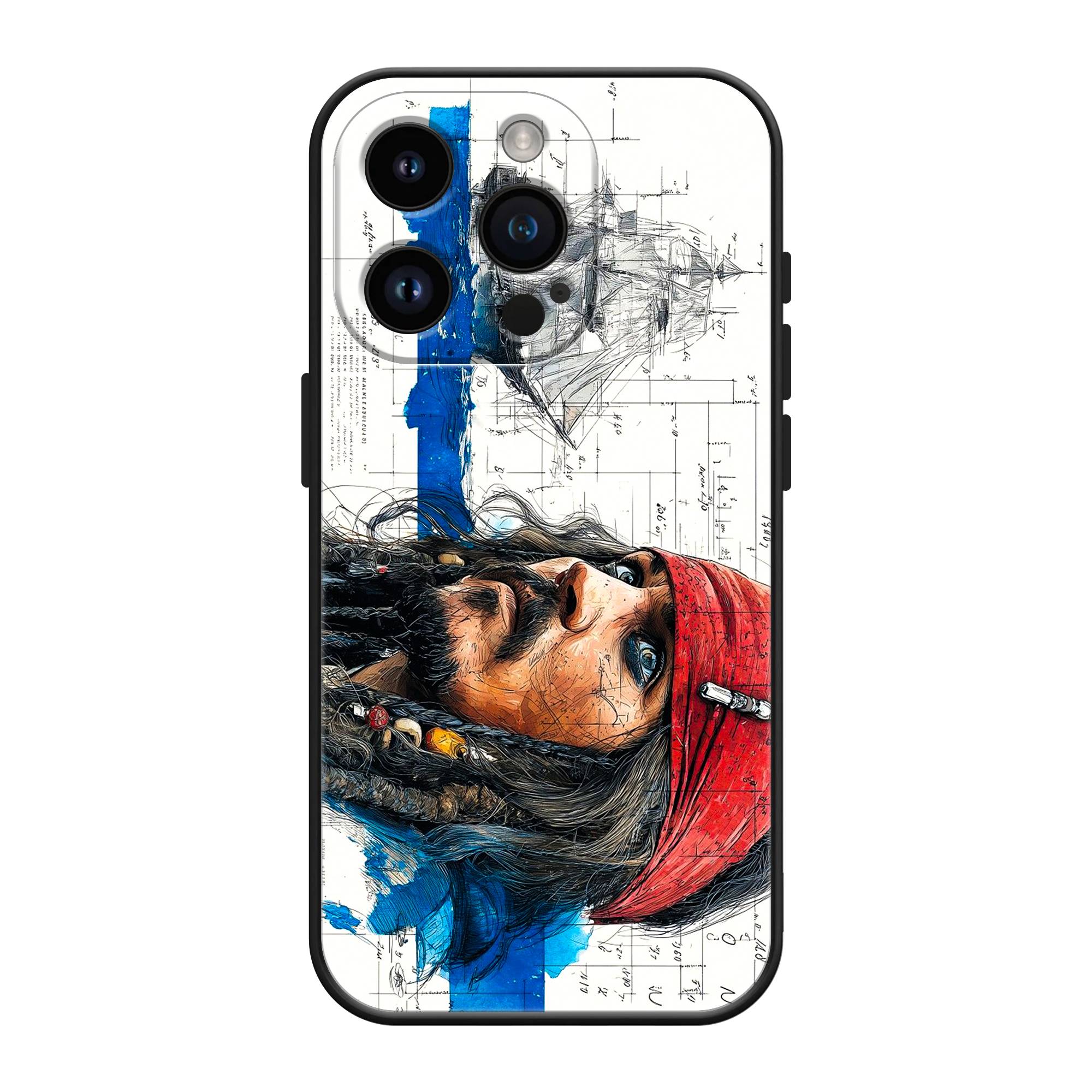 Captain's Sketch Silicone Case image 0