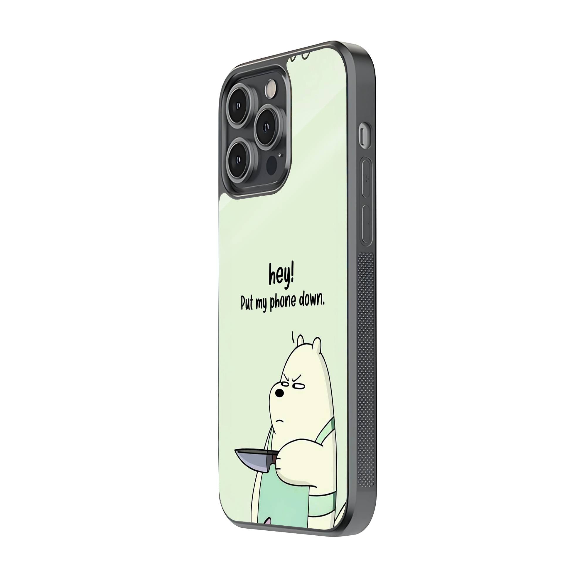Hey Bear Glass Case image 1