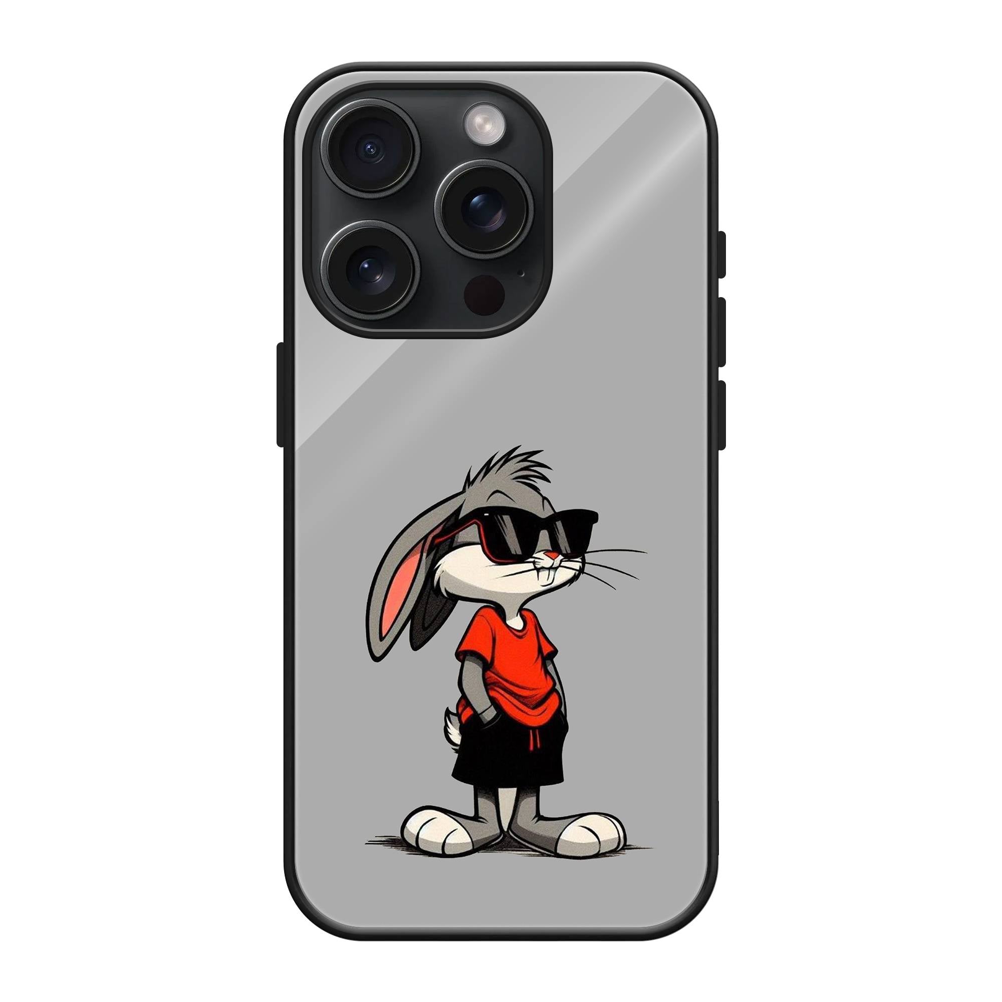 Cool Bunny Glass Case image 0
