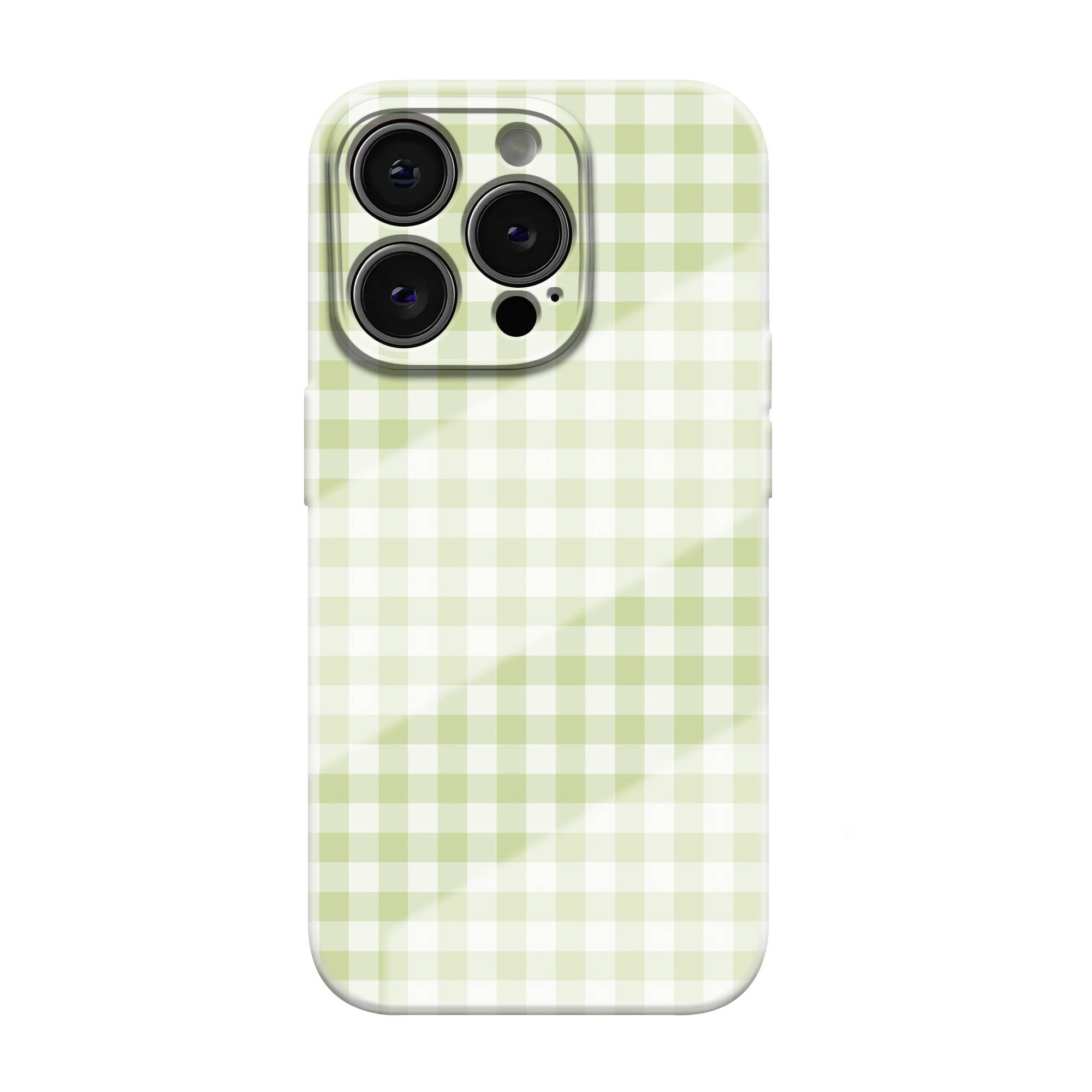 Spring Checkered Glossy Hard Case