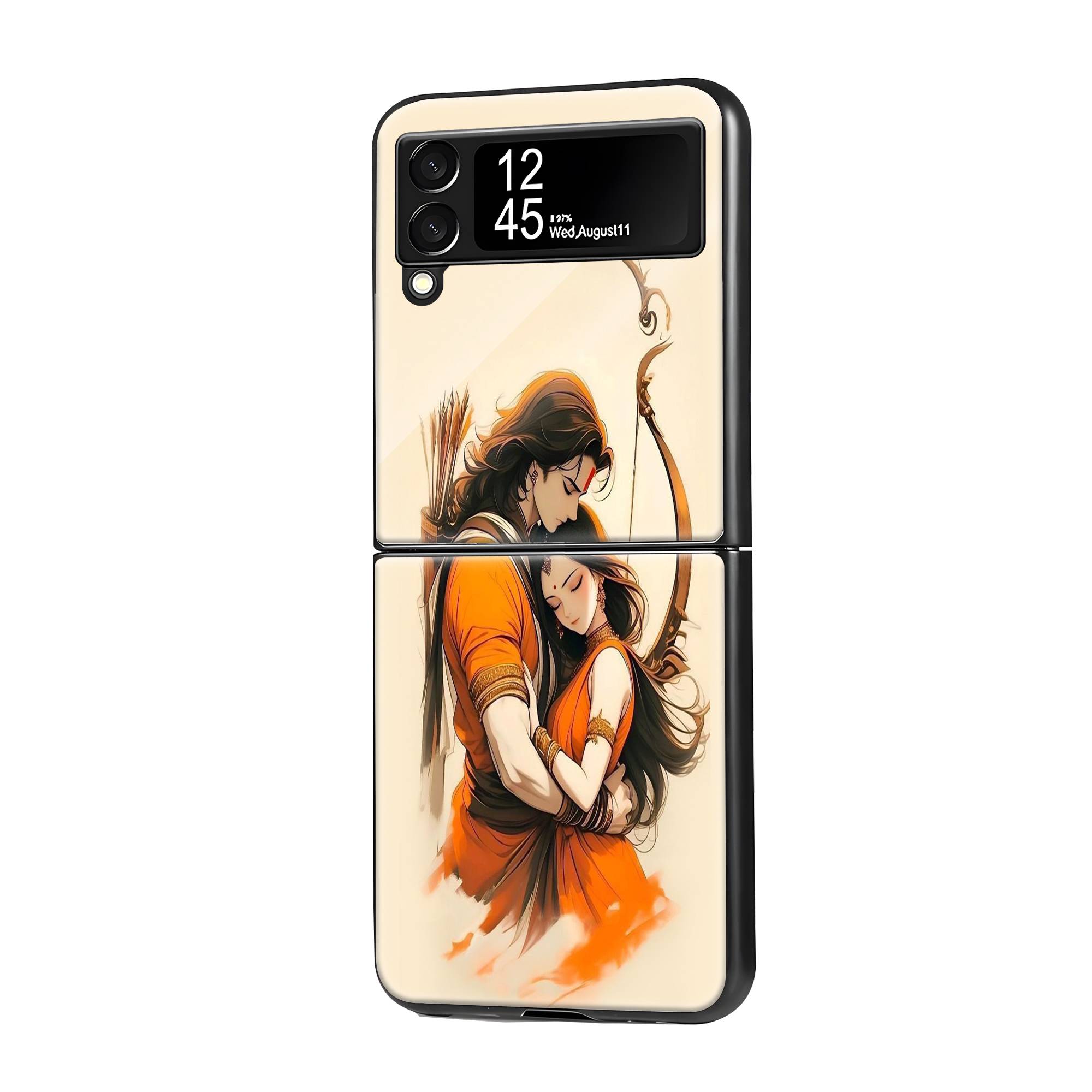 Divine Love Samsung Z Flip Glass Case image 0