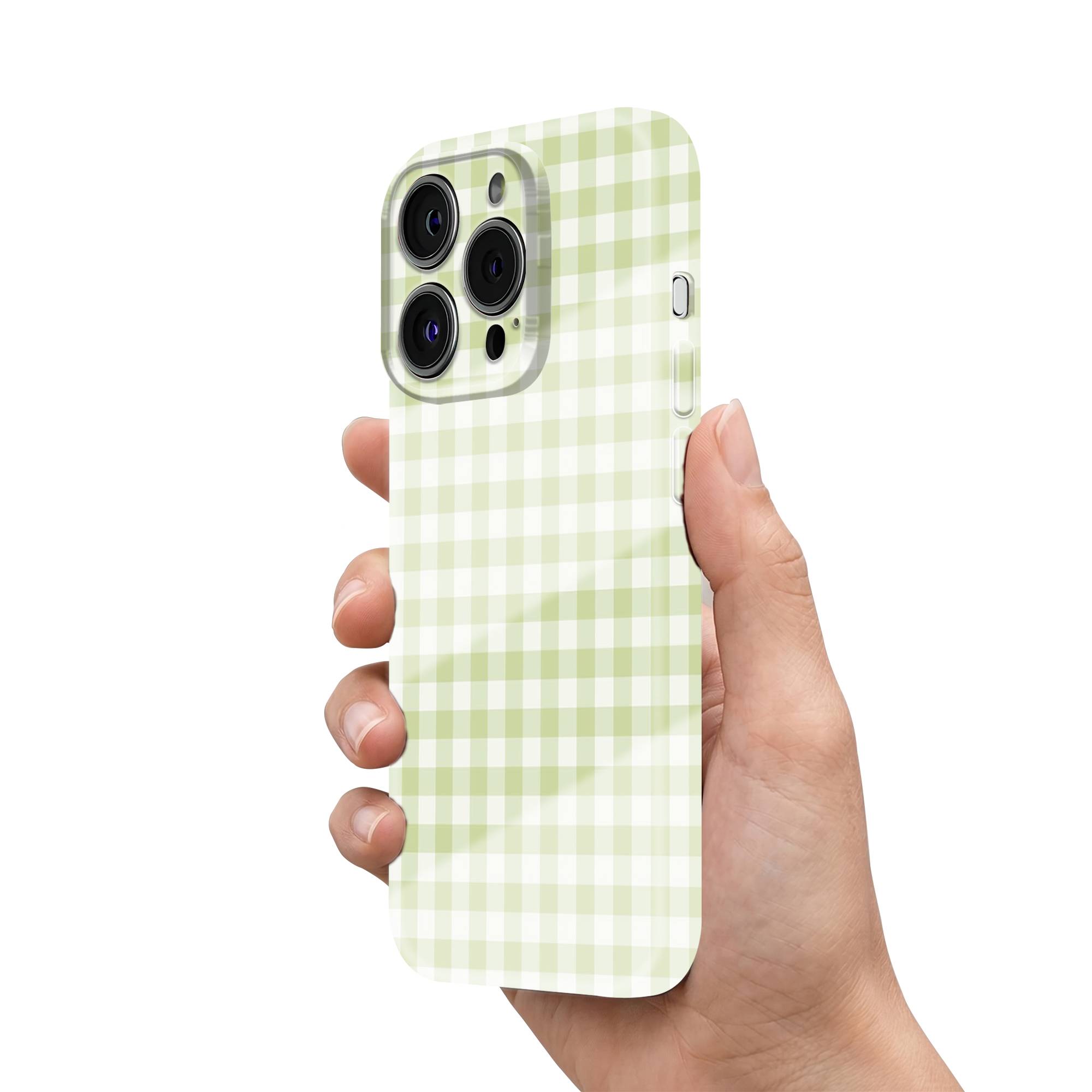 Spring Checkered Glossy Hard Case