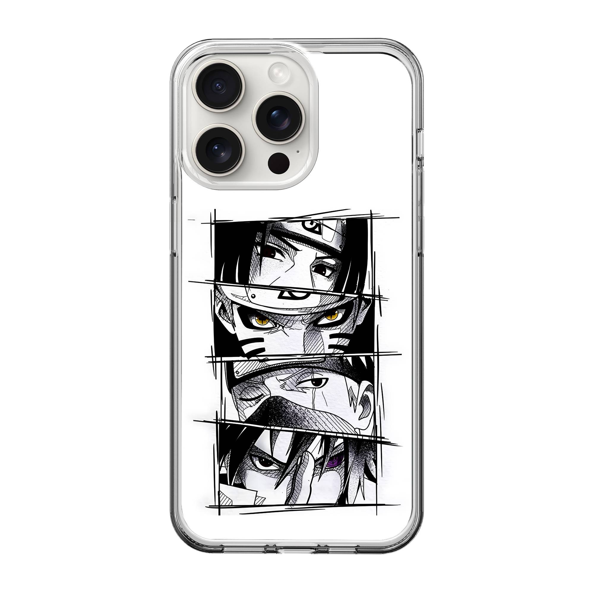 Naruto Eyes Clear Case image 0