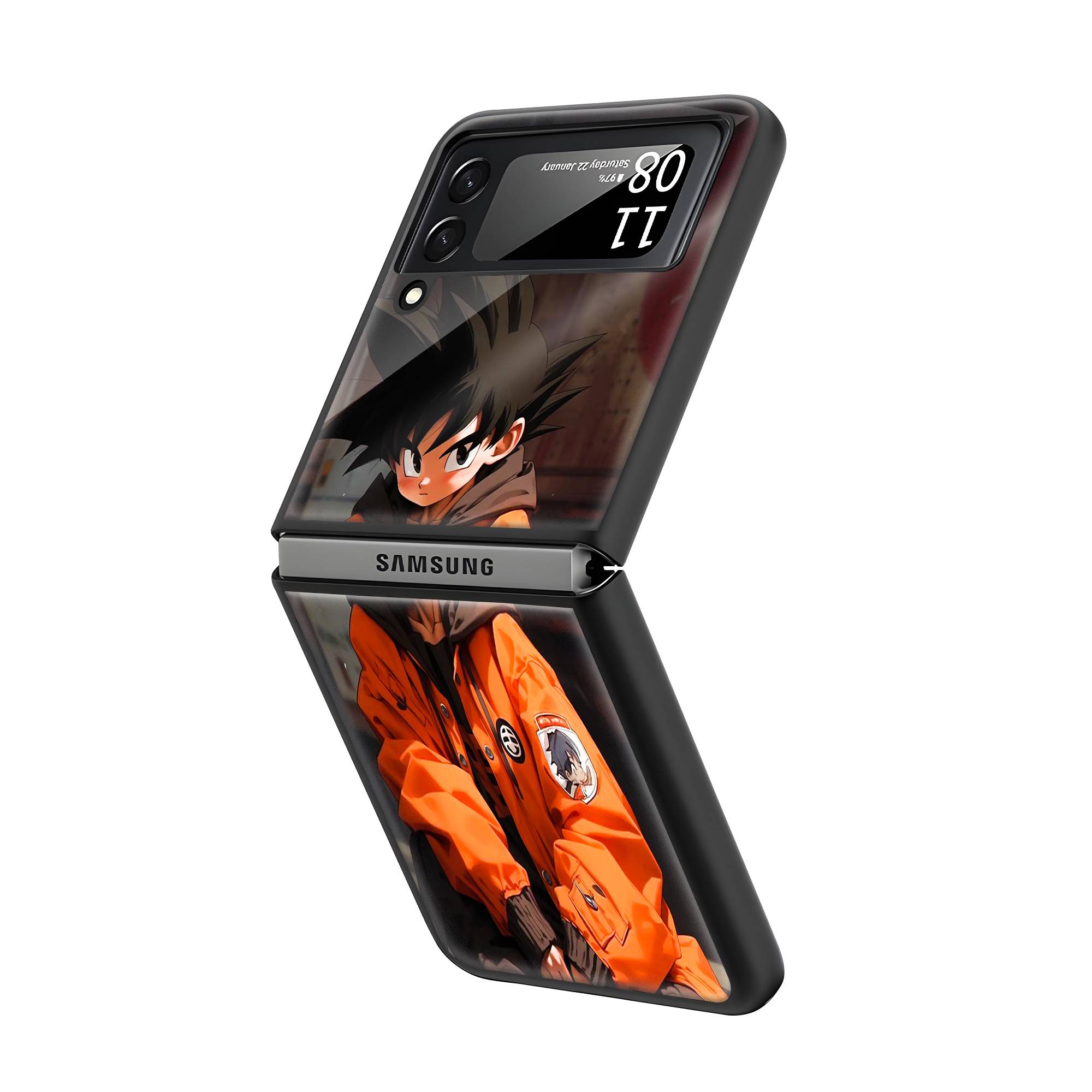 Goku Samsung Z Flip Glass Case image 1