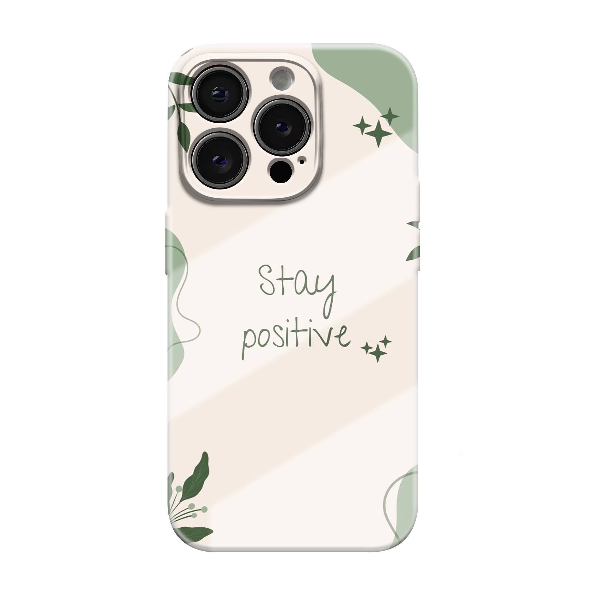 Stay Positive Glossy Hard Case