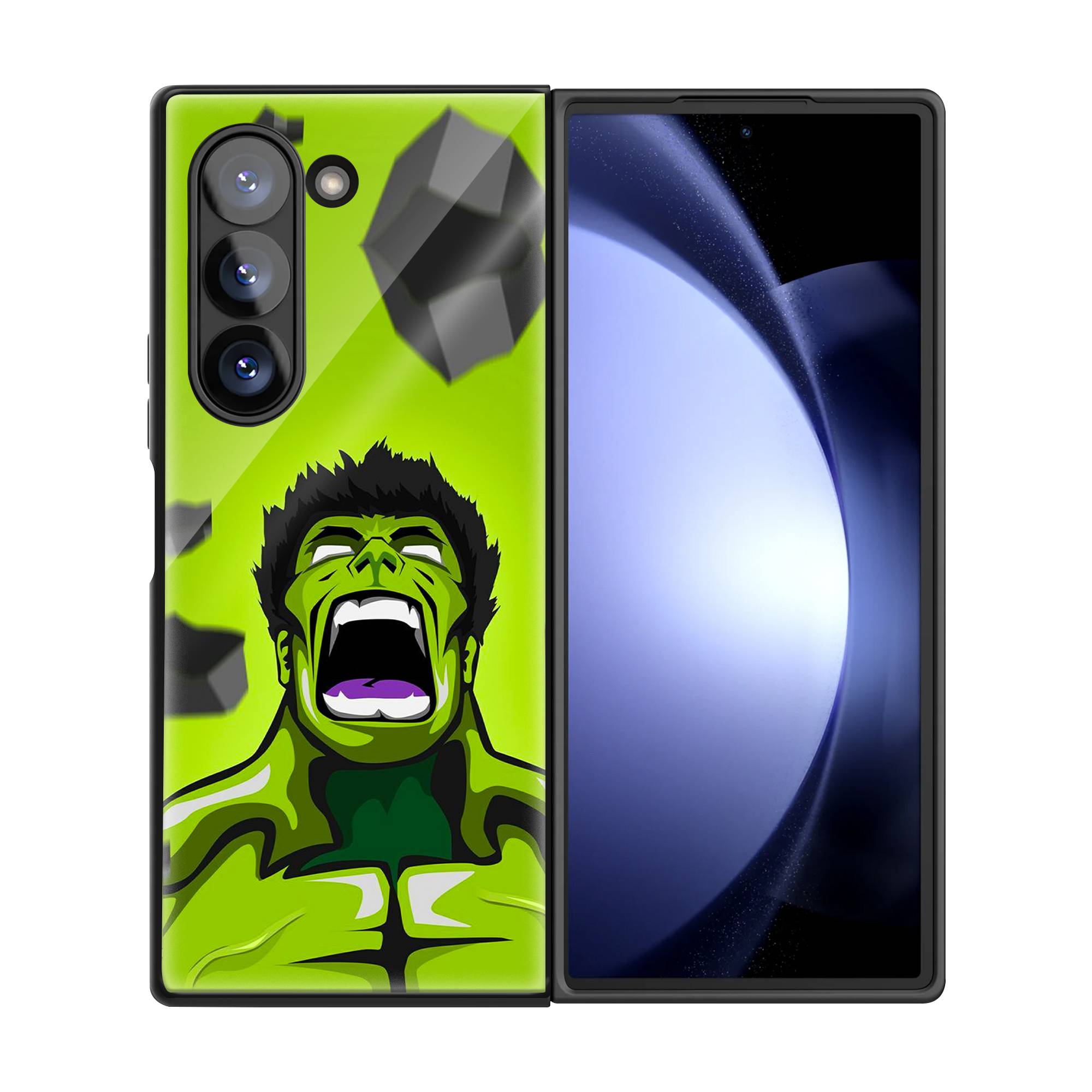 Hulk Samsung Z Fold Glass Case image 2