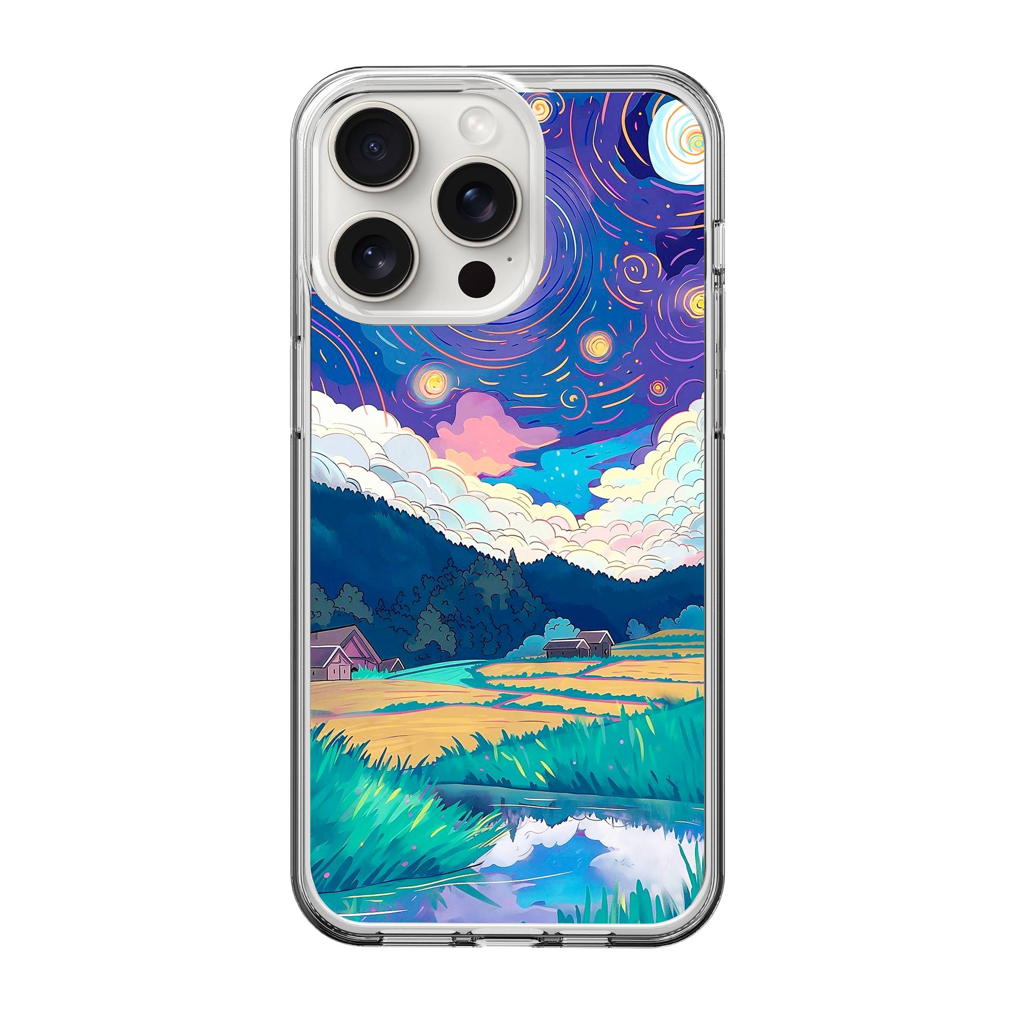 Starry Night Clear Case image 0