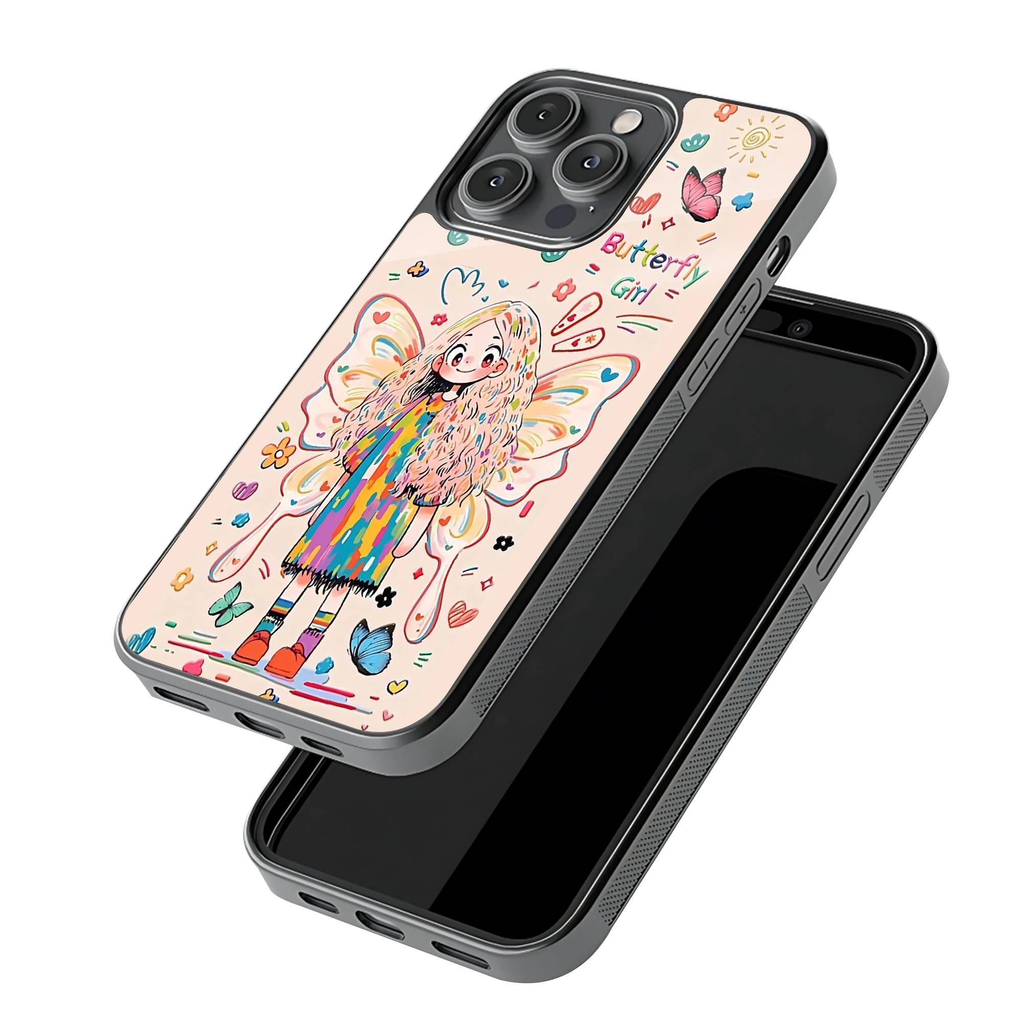 Joyful Doodle Glass Case image 2