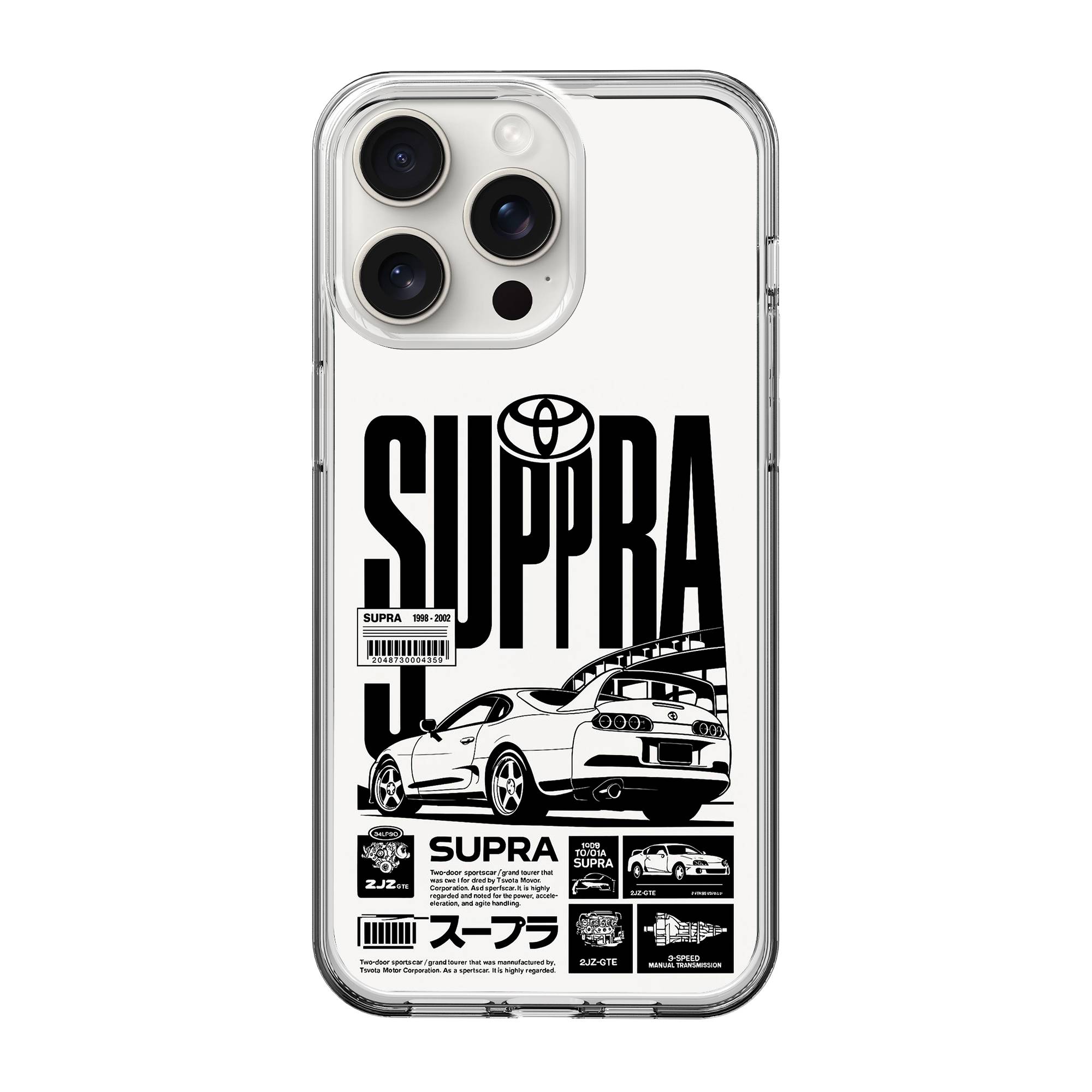 Supra Stats Clear Case image 0