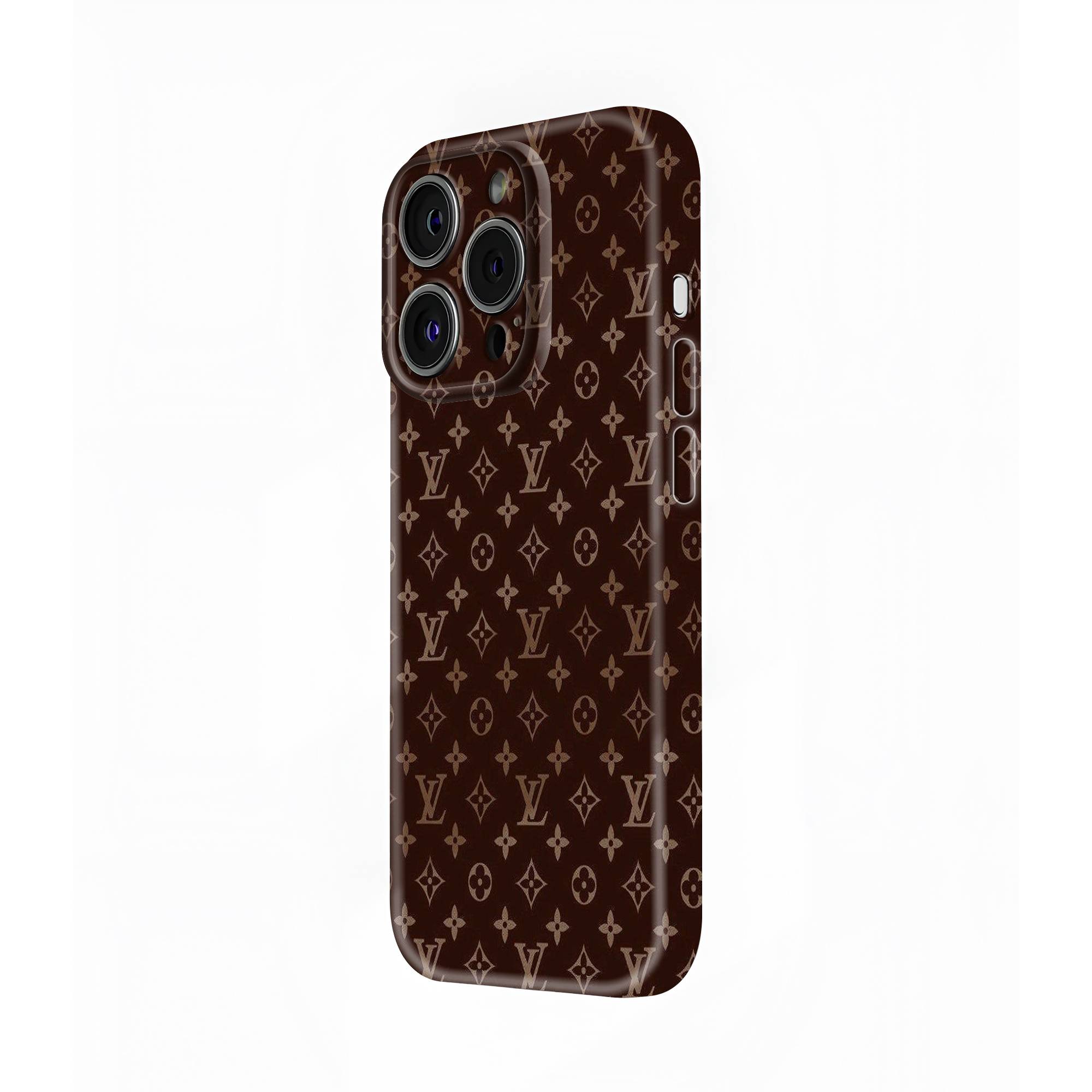 Timeless Brown Luxe Glossy Hard Case