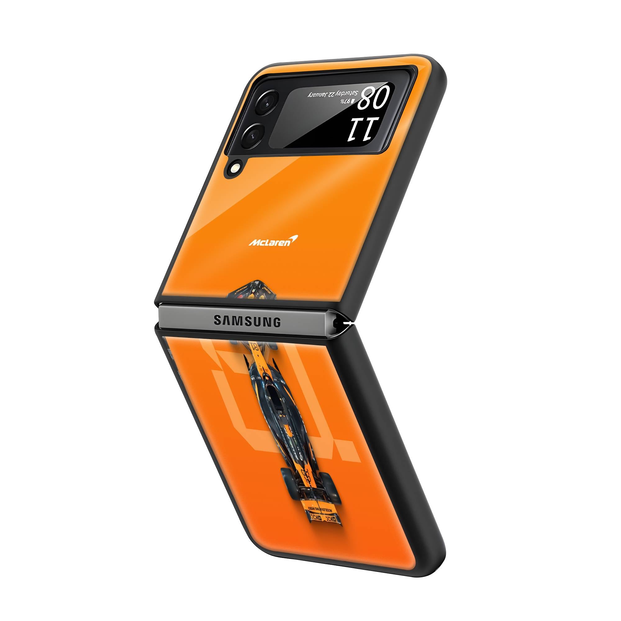 McLaren 81 Samsung Z Flip Glass Case image 1