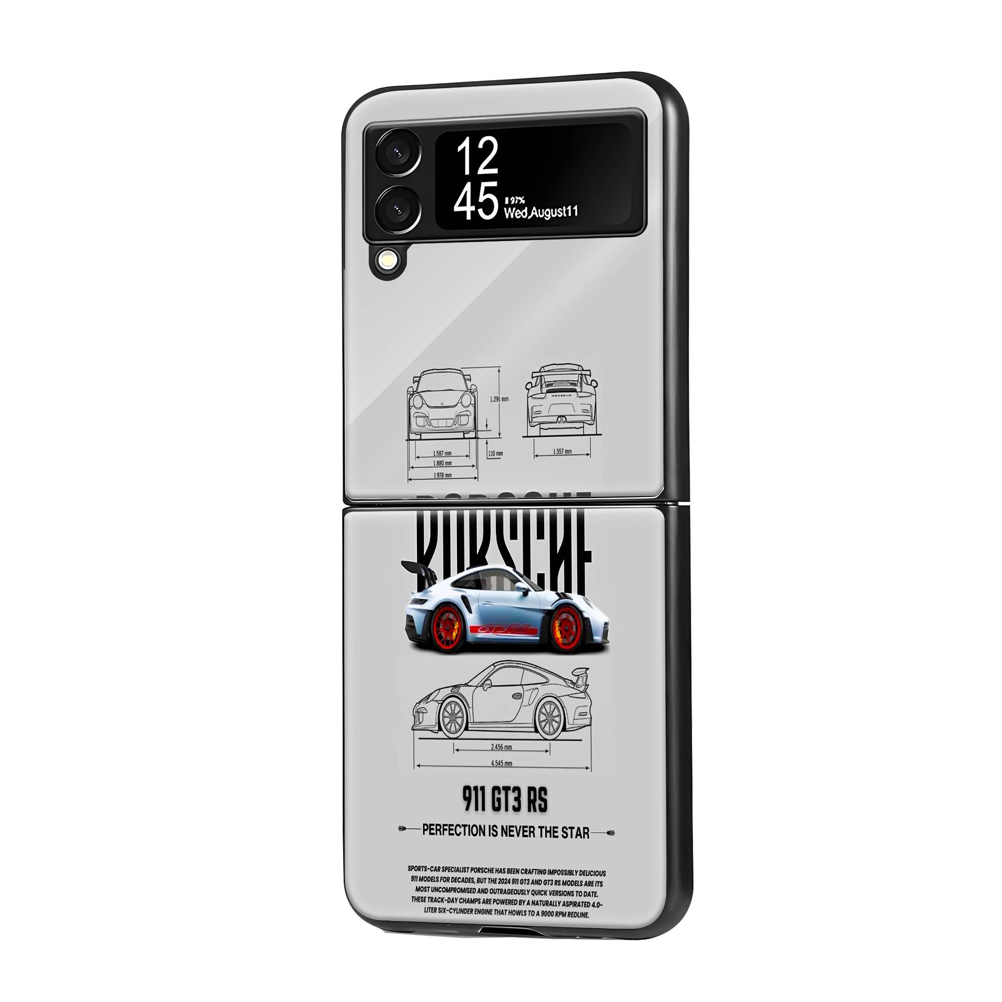 GT3 Samsung Z Flip Glass Case image 0