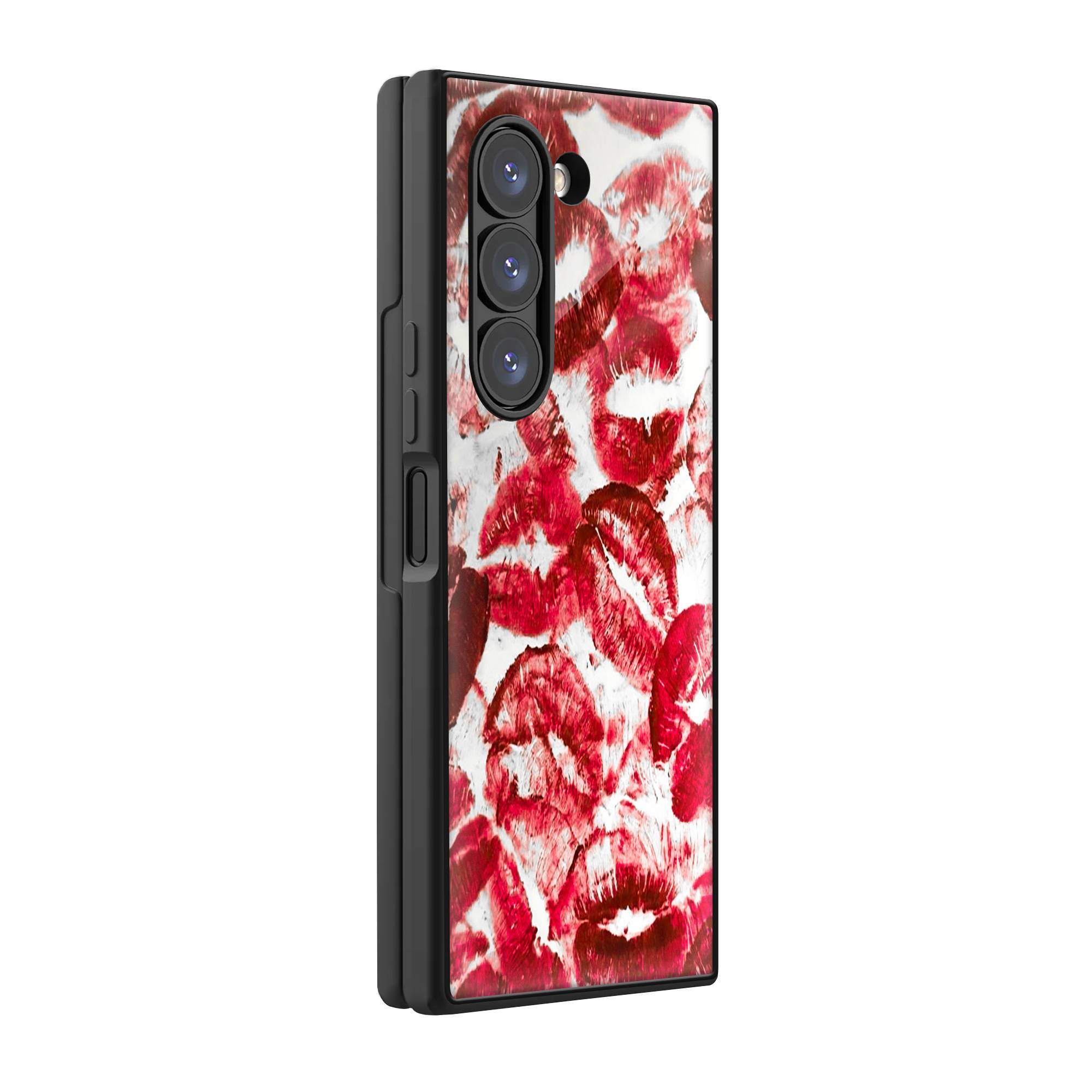 Lipstick Samsung Z Fold Glass Case image 0