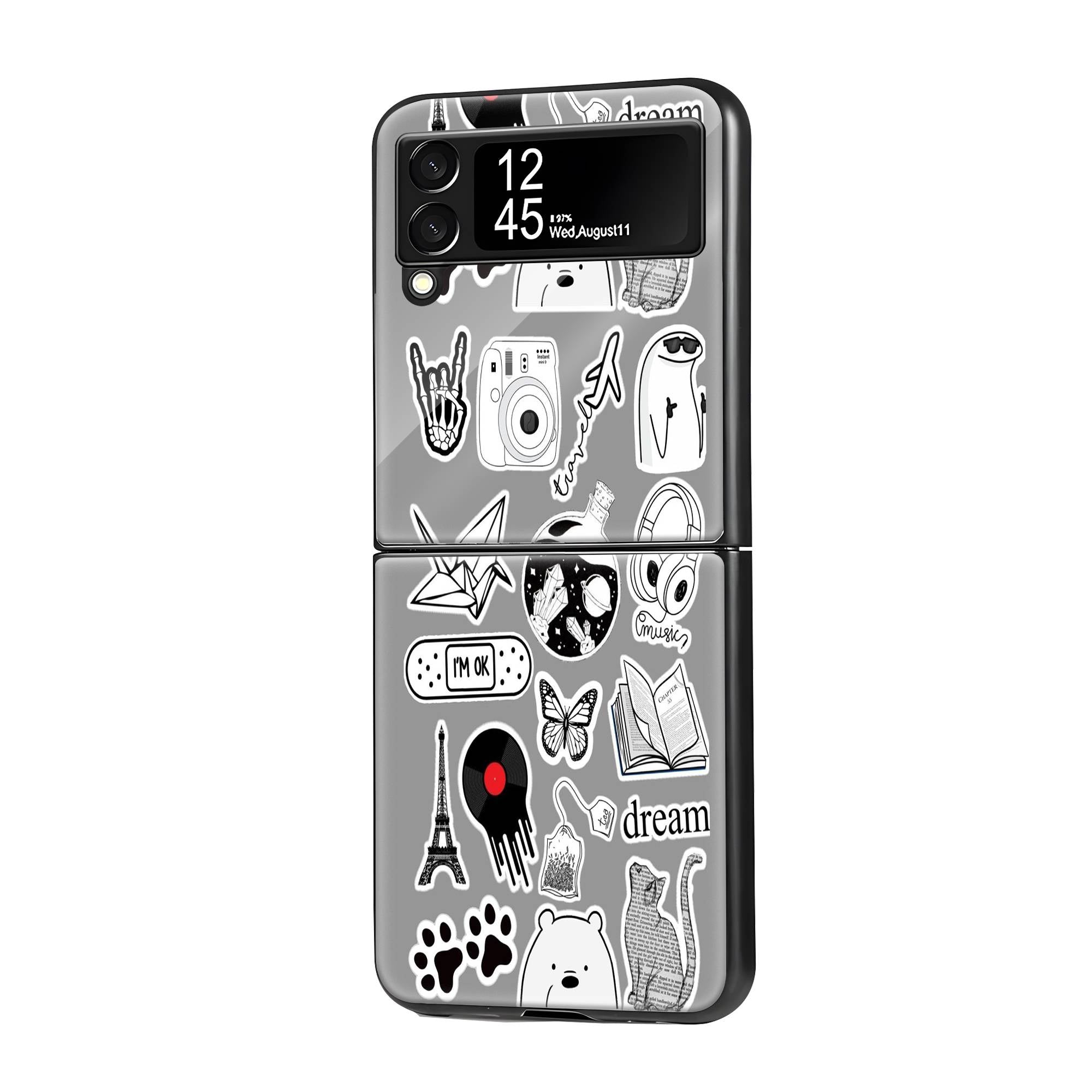 Dream Samsung Z Flip Glass Case image 0