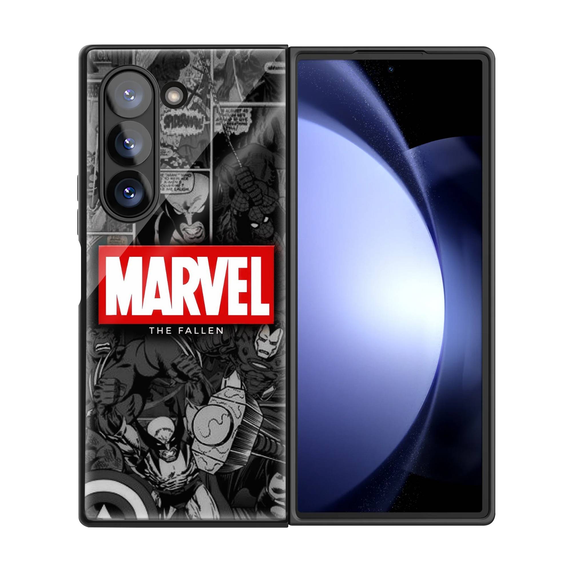 Marvel Comics Samsung Z Fold Glass Case image 2