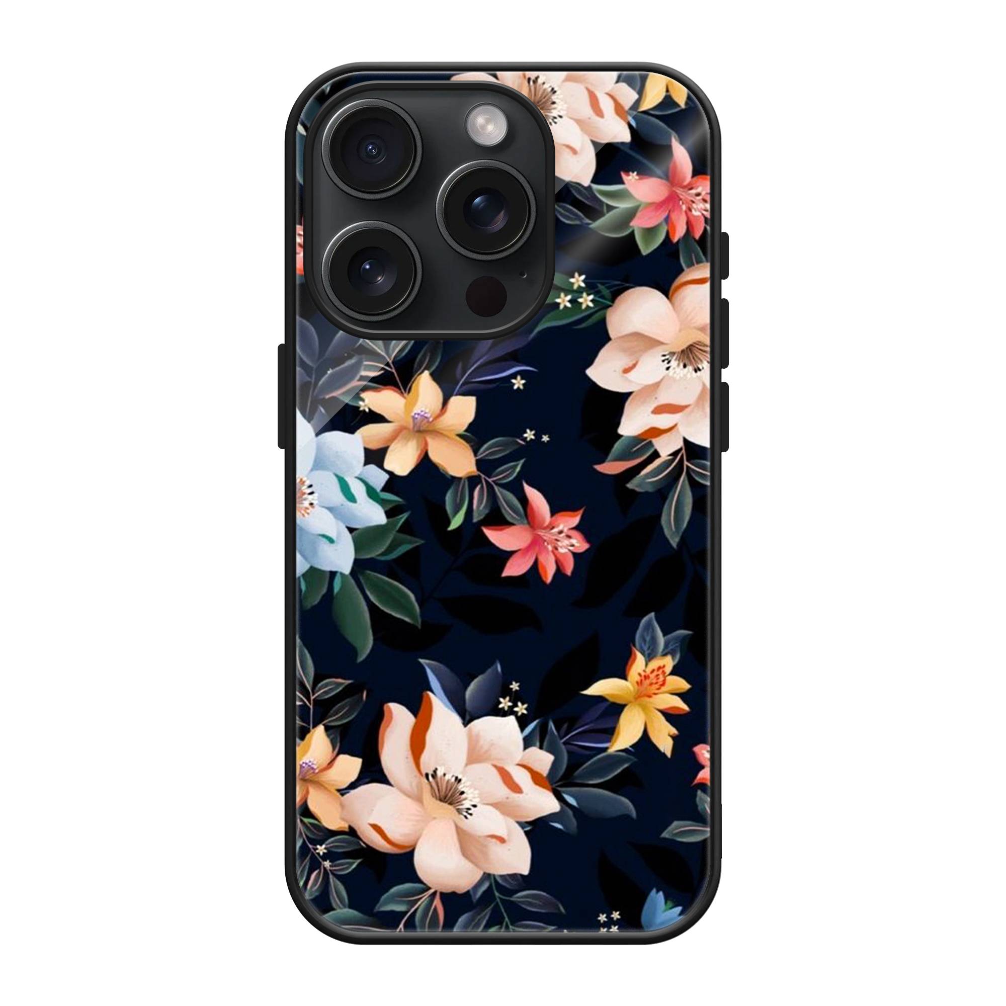 Premium Vector Floral Glass Case image 0