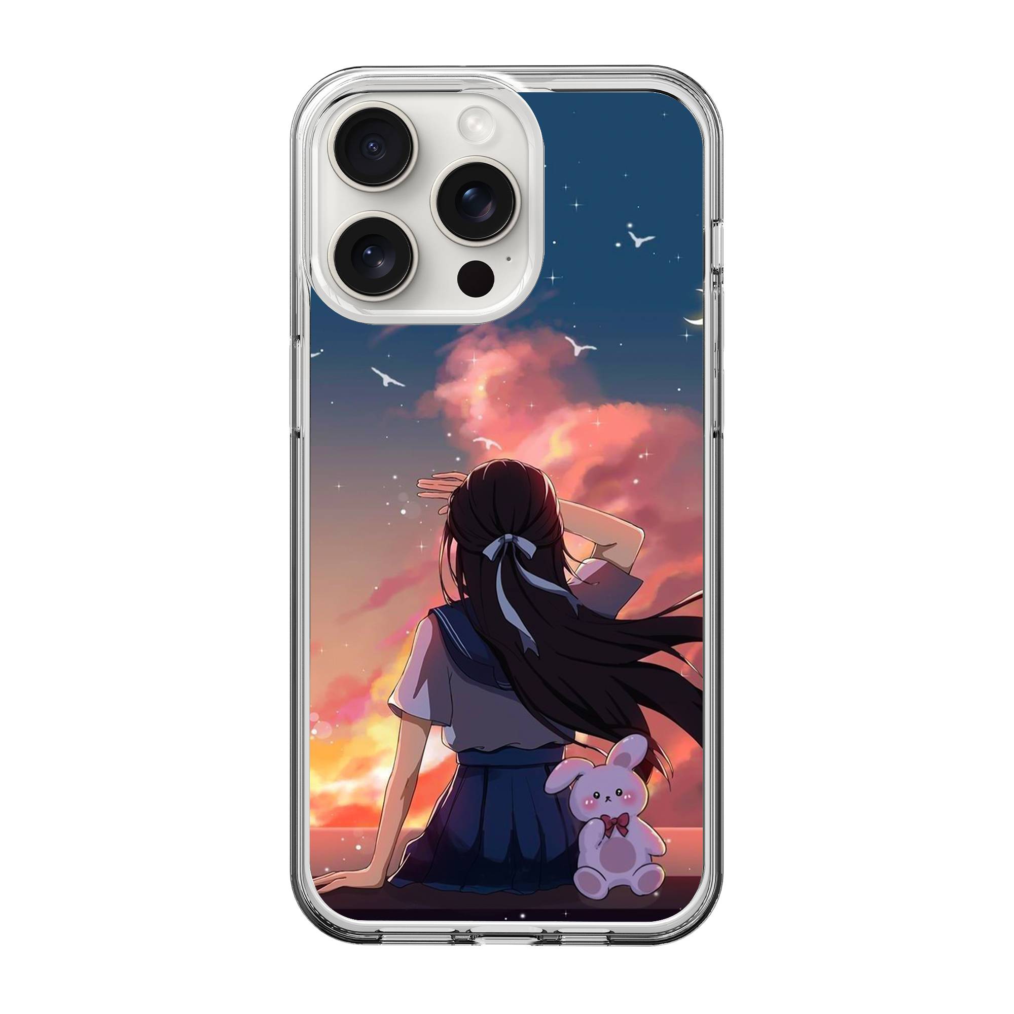 Anime Girl Clear Case image 0