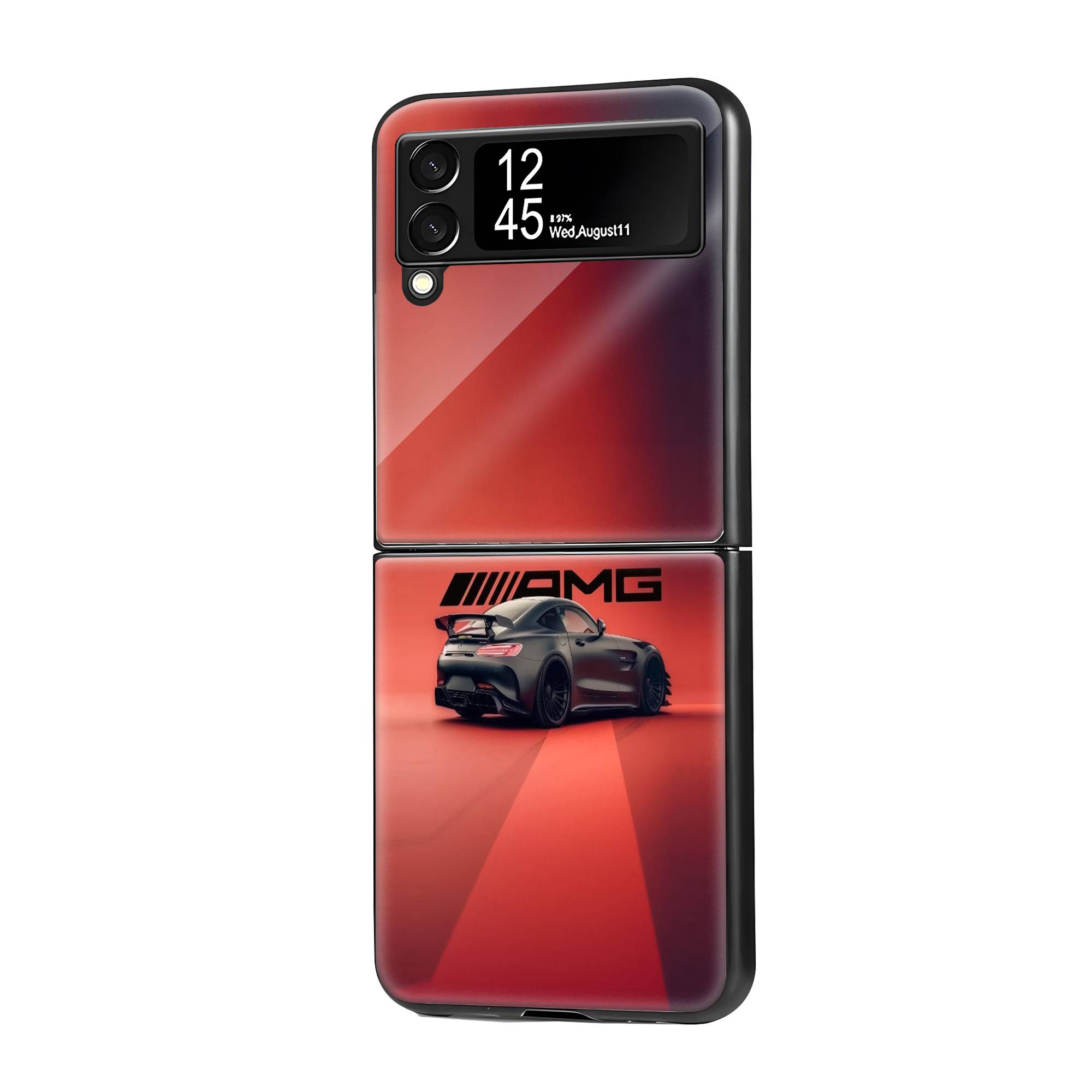 Mercedes Samsung Z Flip Glass Case image 0