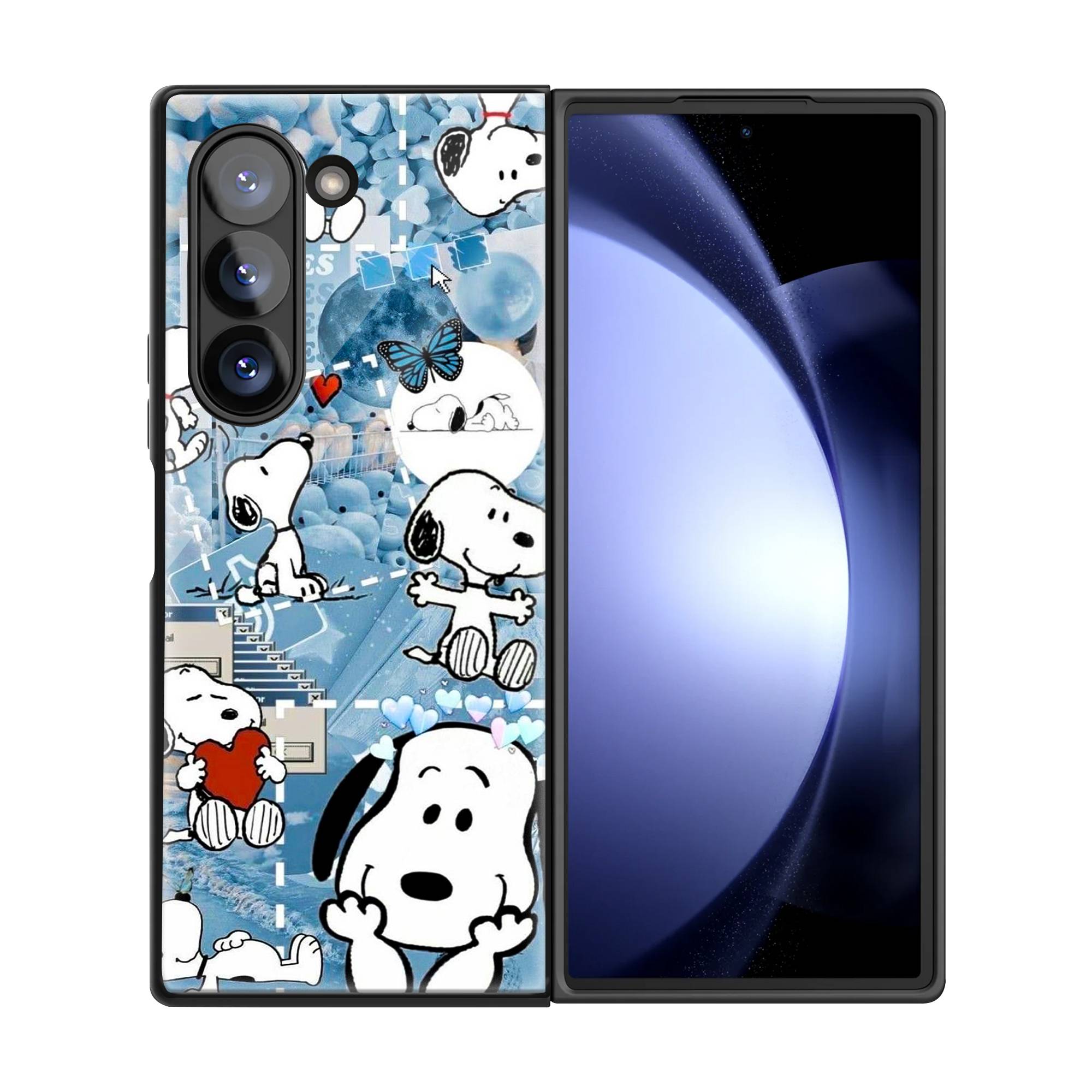 Snoopy Samsung Z Fold Glass Case image 2