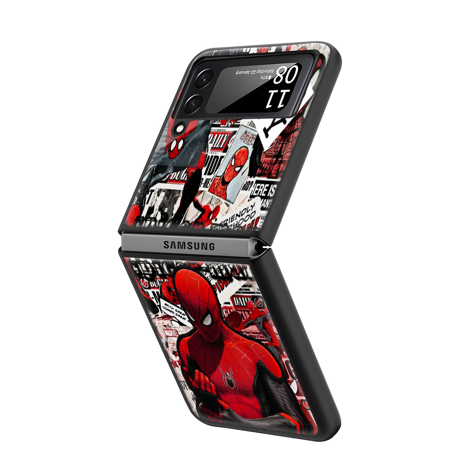 Spider-Man’s Theme Samsung Z Flip Glass Case image 1
