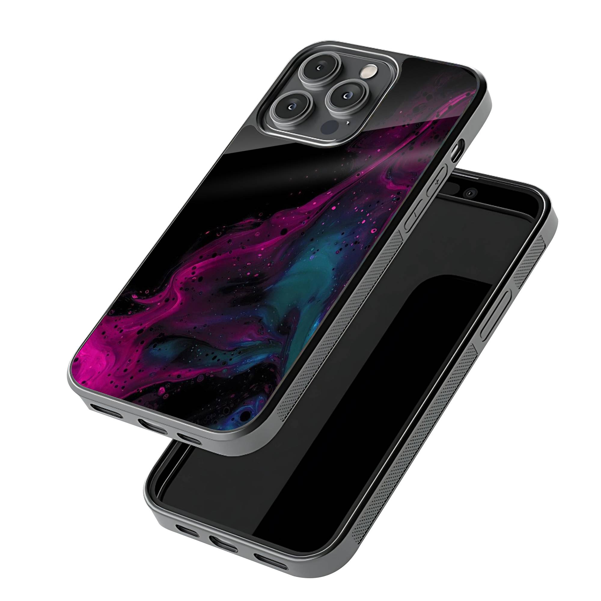 Purple Wave Art Glass Case image 2