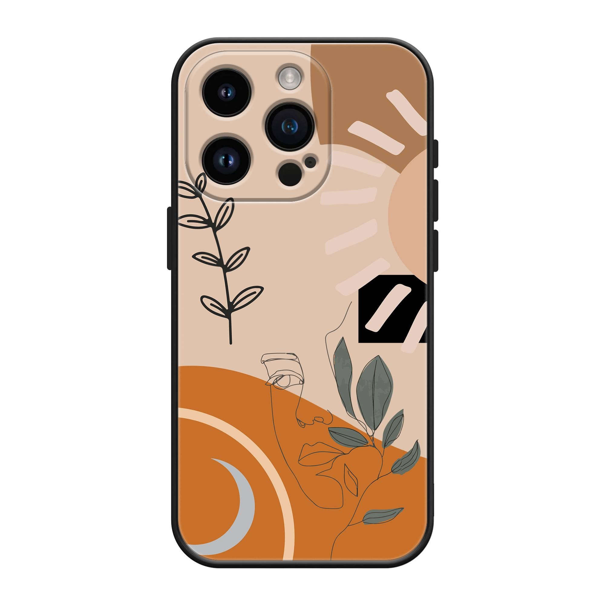 Line Art Silicone Case image 0